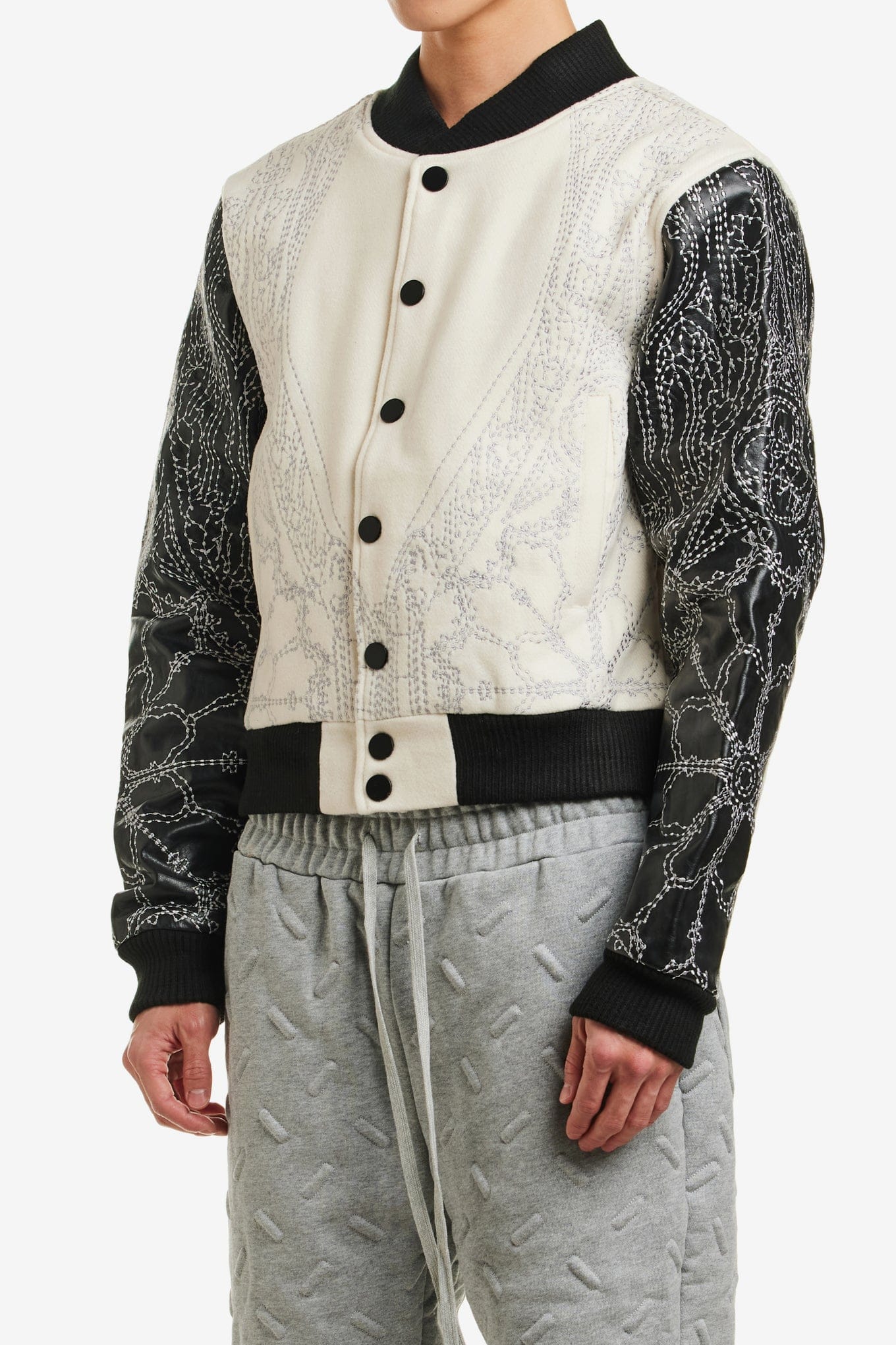 WHO Decides WAR NOTRE DAME VARSITY JACKET