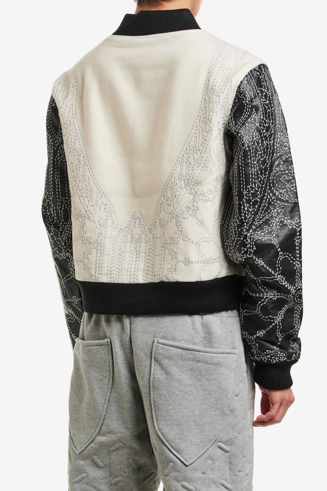 WHO Decides WAR NOTRE DAME VARSITY JACKET