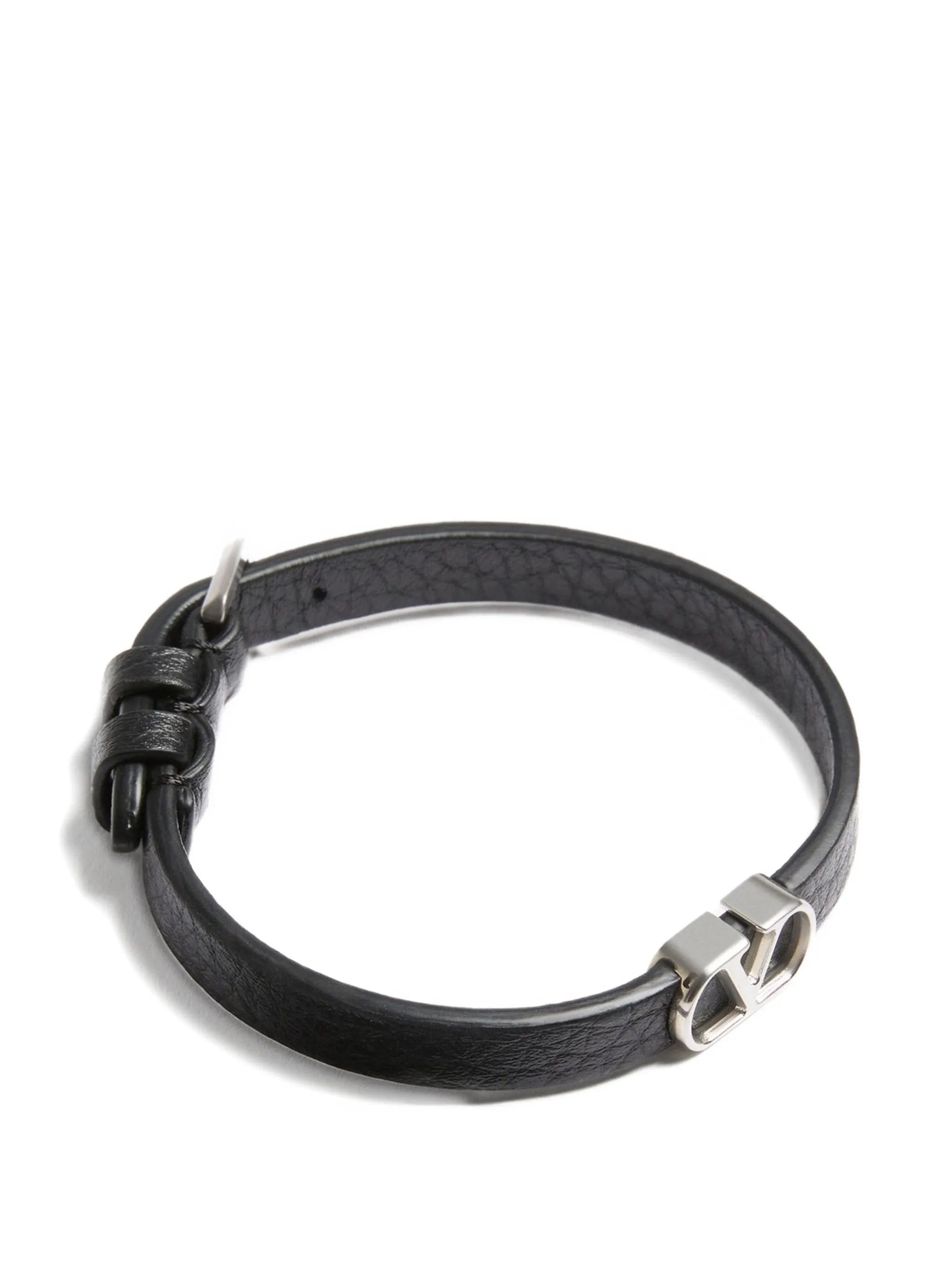 Valentino Garavani VLogo Signature leather bracelet