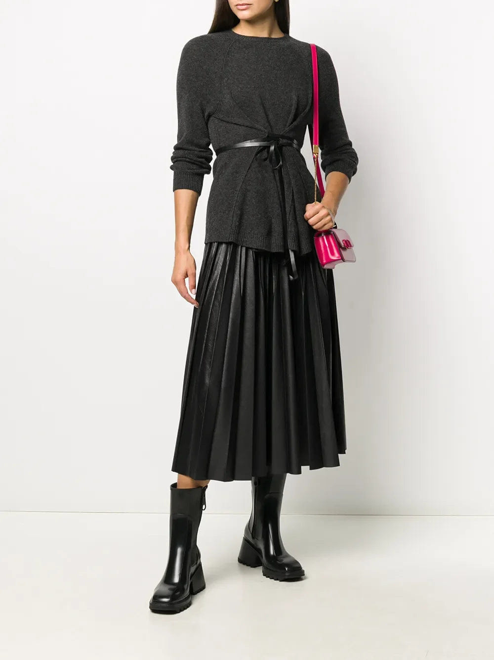 Valentino Garavani Ribbon Belted Jumper
