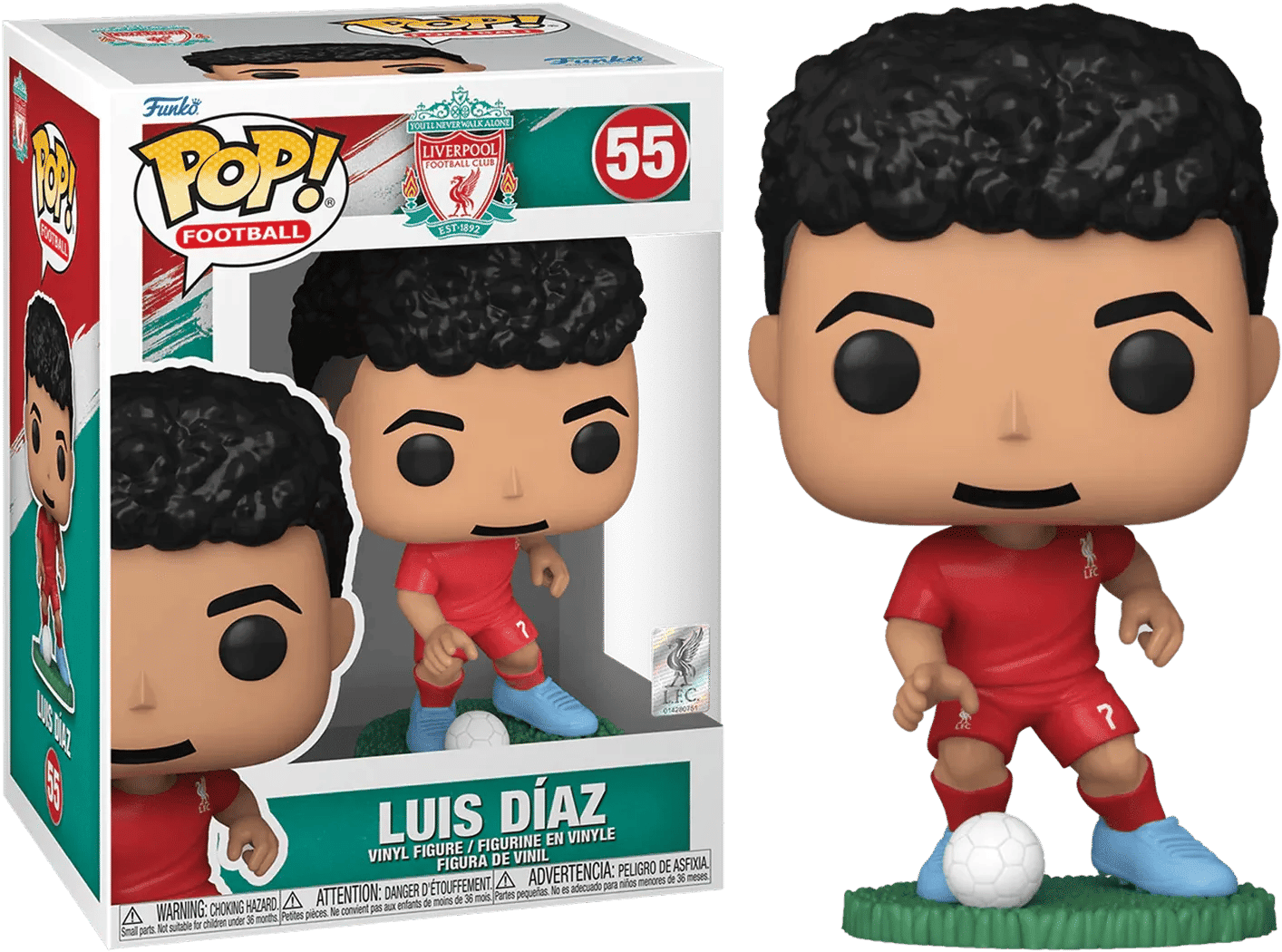 Funko Football (Soccer) - Luis Diaz Liverpool Pop! Vinyl