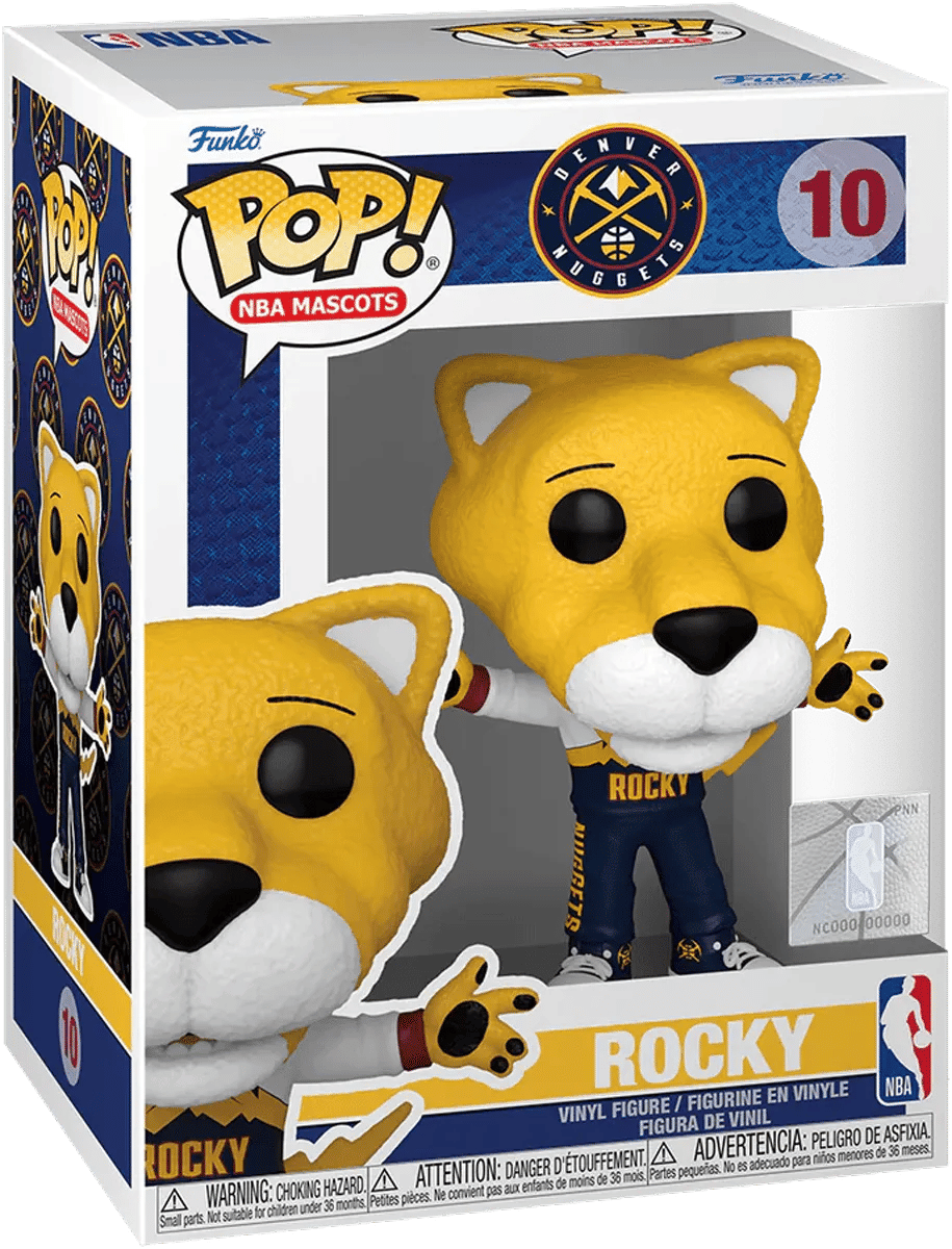 Funko NBA Basketball: Mascots - Rocky Denver Nuggets Pop! Vinyl
