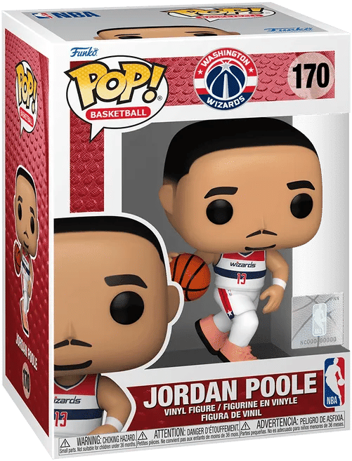 Funko NBA Basketball - Jordan Poole (Washington Wizards) Pop! Vinyl