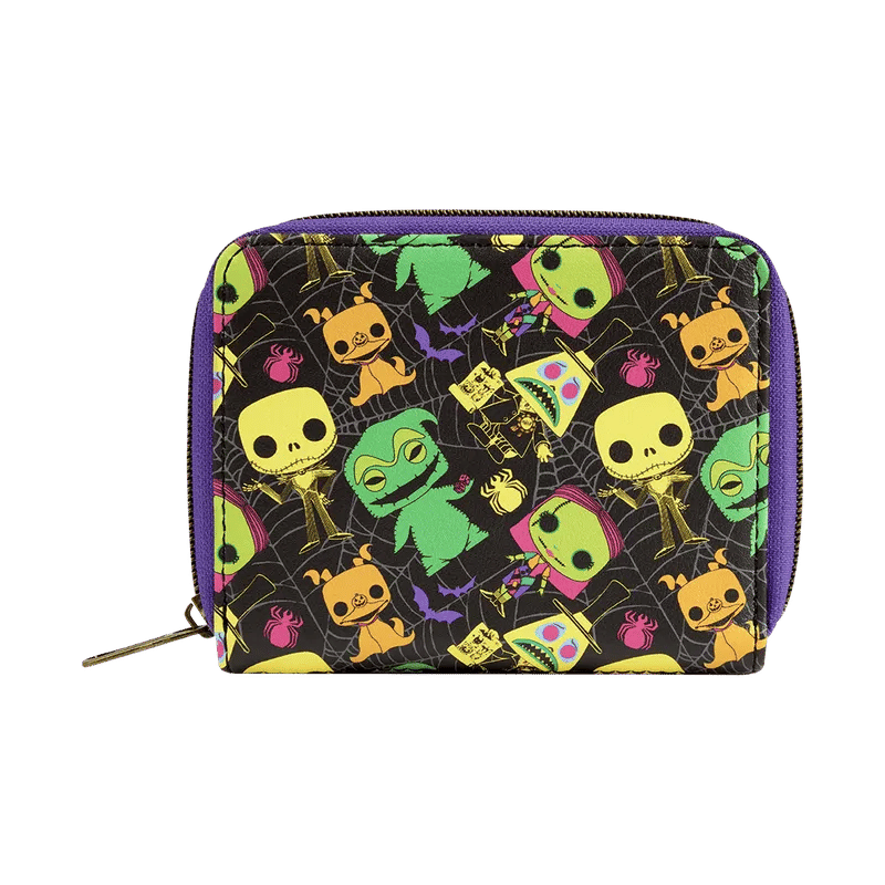 Funko The Nightmare Before Christmas - Blacklight Zip Around Wallet