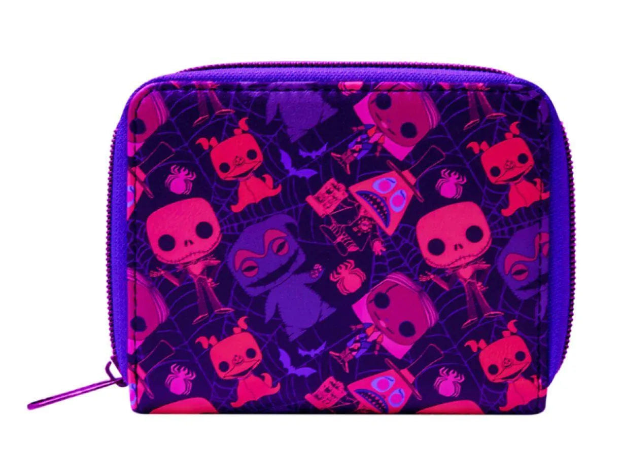 Funko The Nightmare Before Christmas - Blacklight Zip Around Wallet