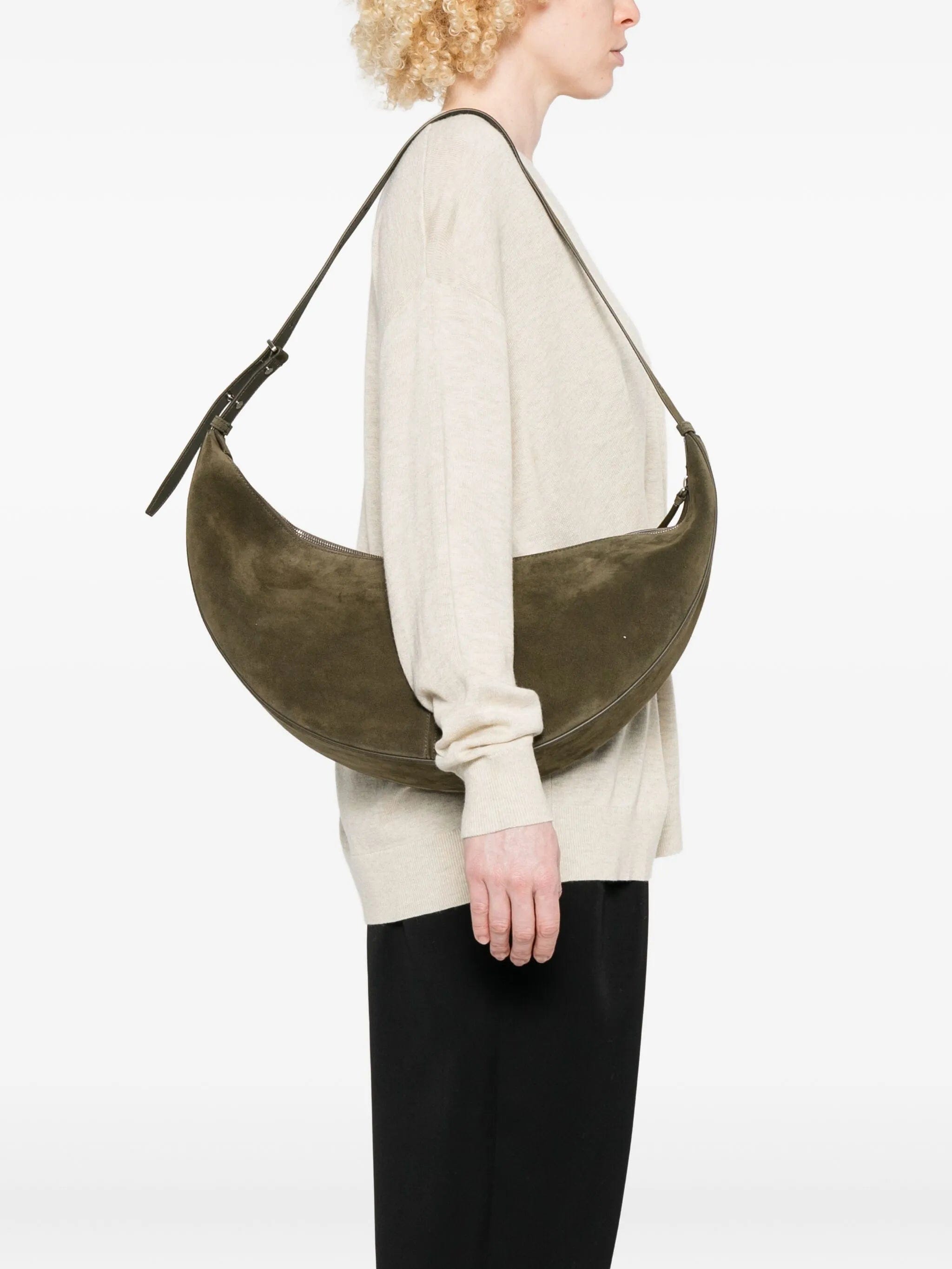 Proenza Schouler Slide suede shoulder bag