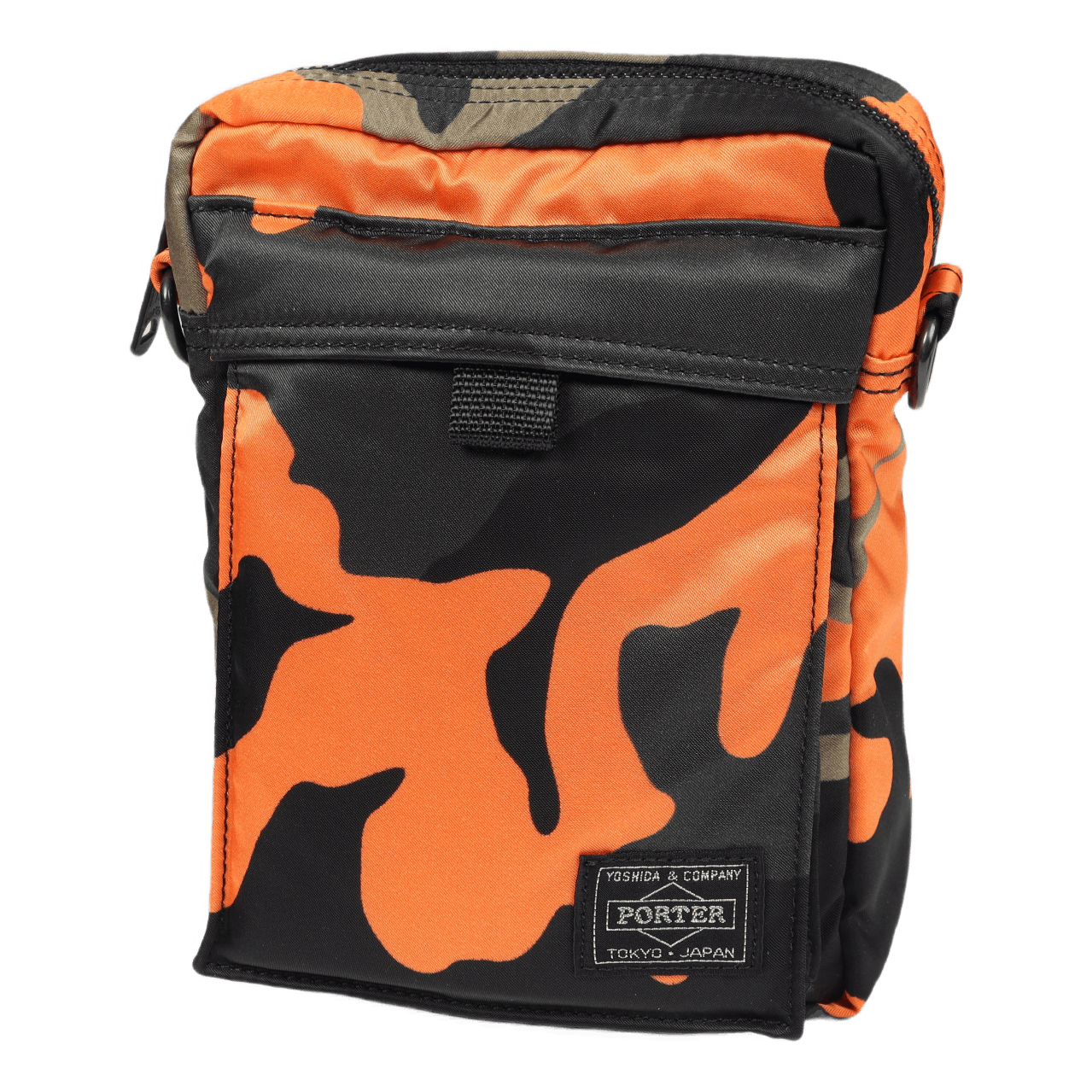 Porter Ps Camo Shoulder Bag (vertical Woodland Orange