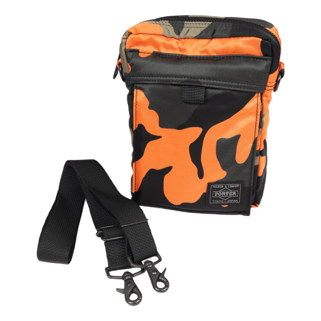 Porter Ps Camo Shoulder Bag (vertical Woodland Orange