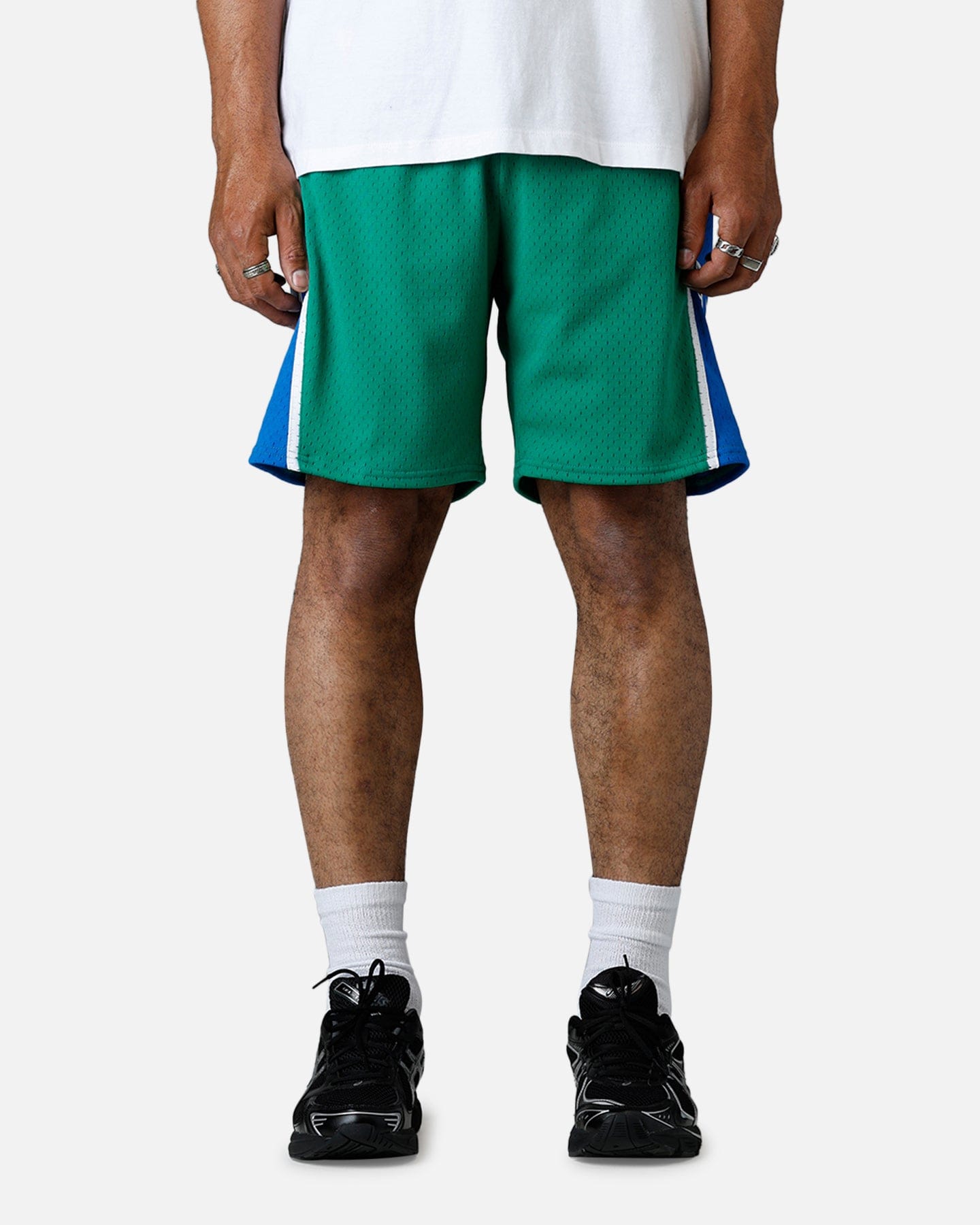 Mitchell & NESS Dallas Mavericks 2004 Swingman Shorts Green/Blue