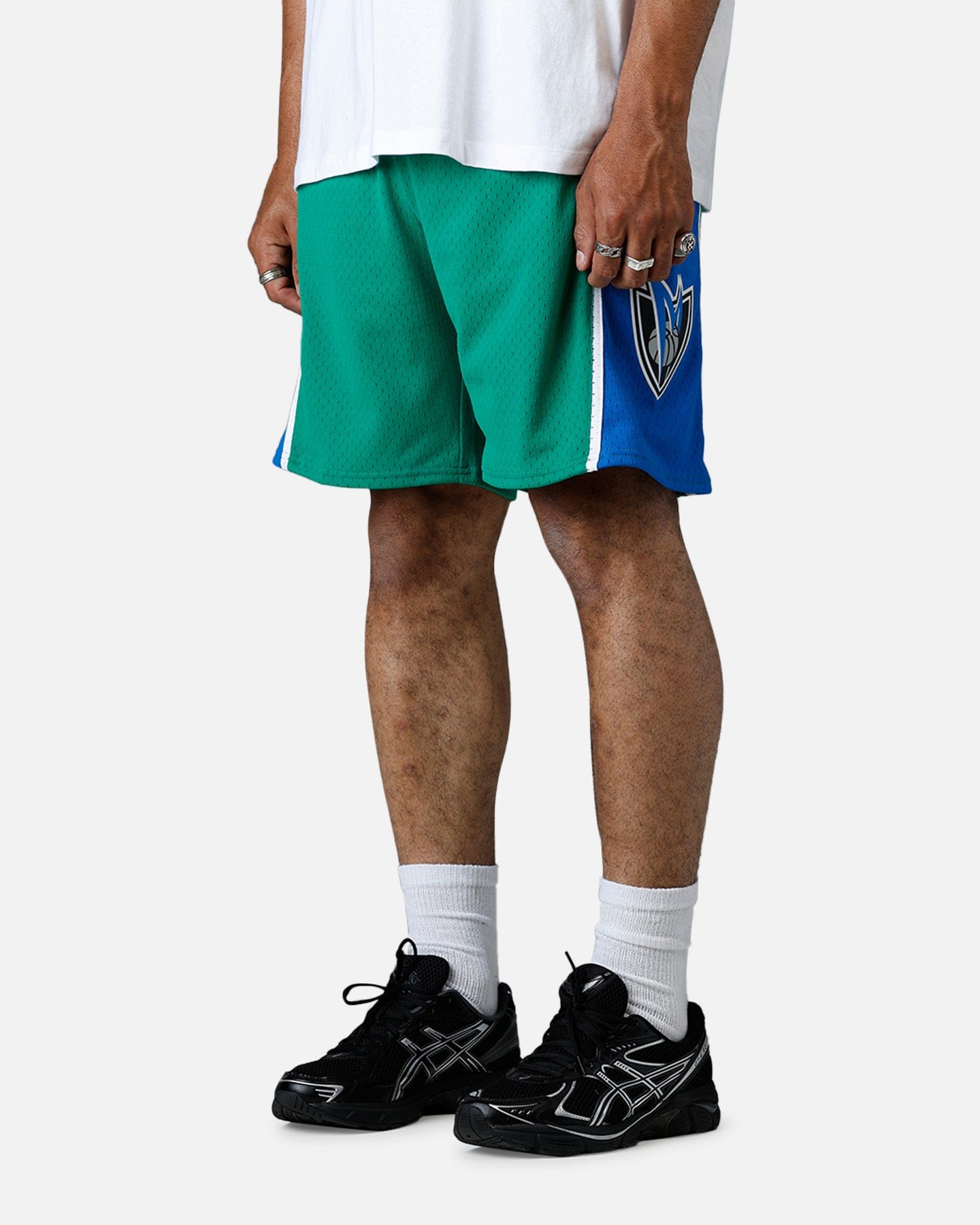 Mitchell & NESS Dallas Mavericks 2004 Swingman Shorts Green/Blue