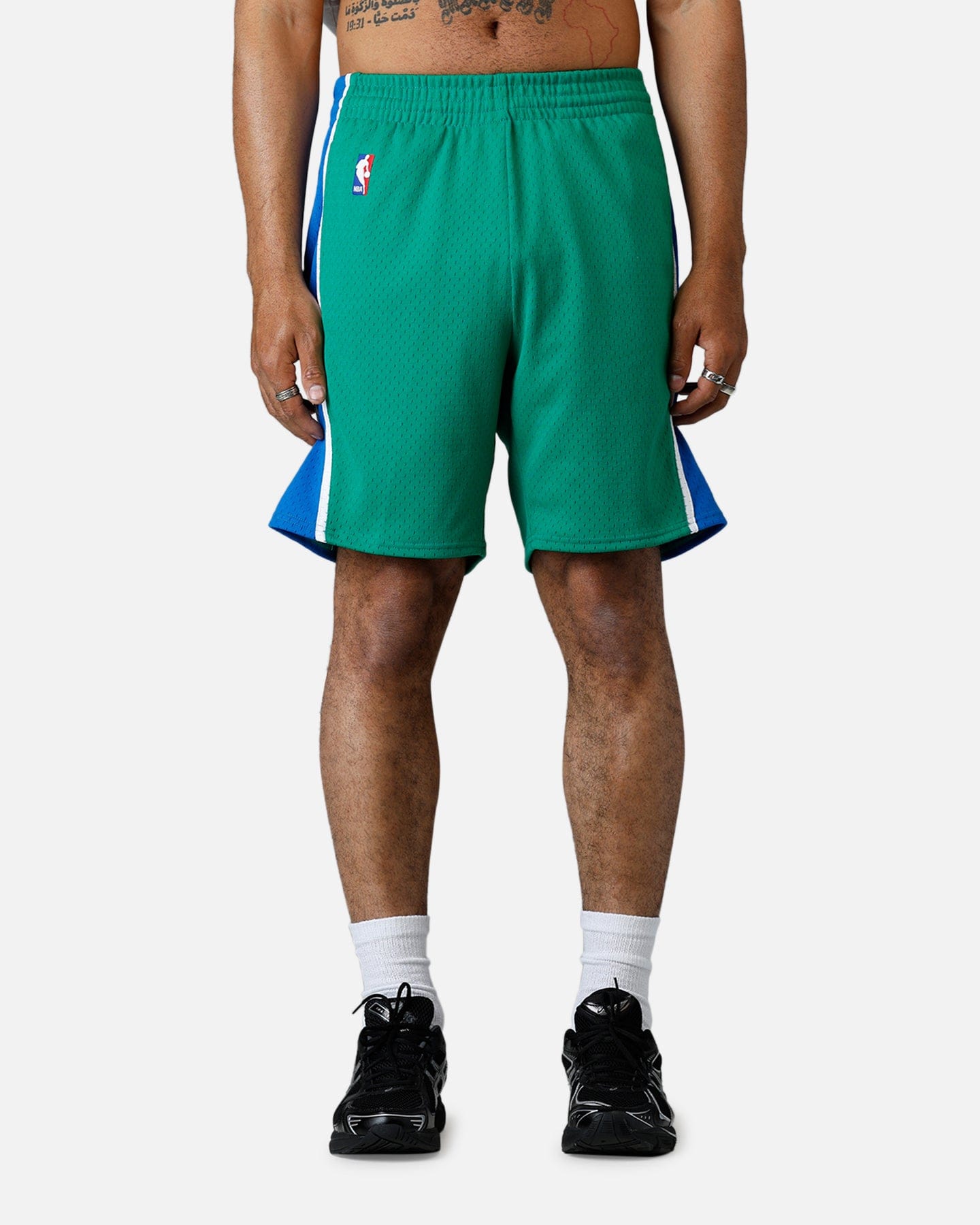 Mitchell & NESS Dallas Mavericks 2004 Swingman Shorts Green/Blue