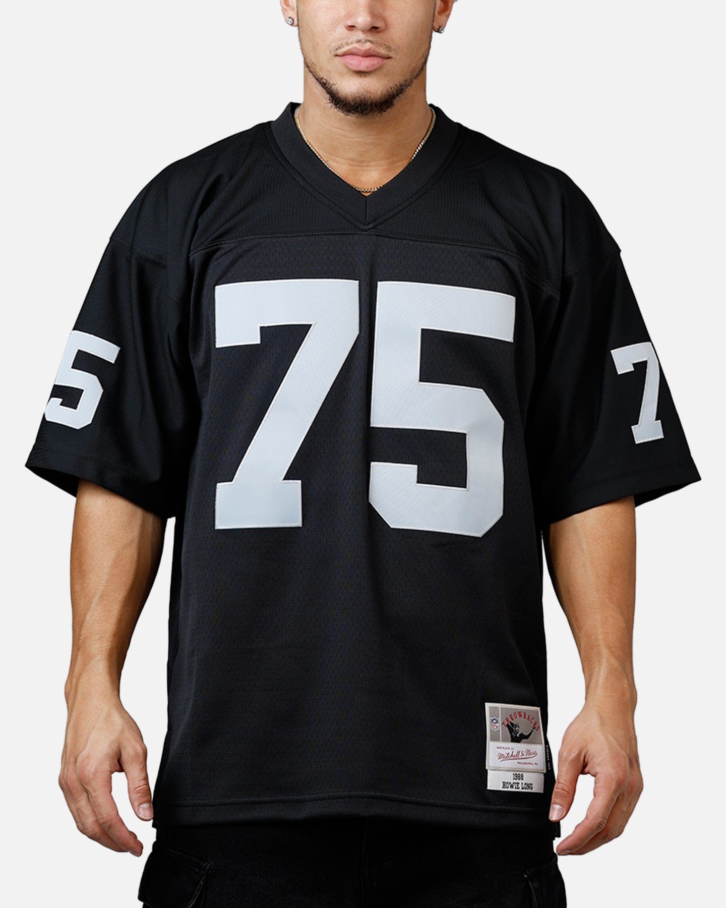 Mitchell & NESS Oakland Raiders Howie Long #75 Jersey Black