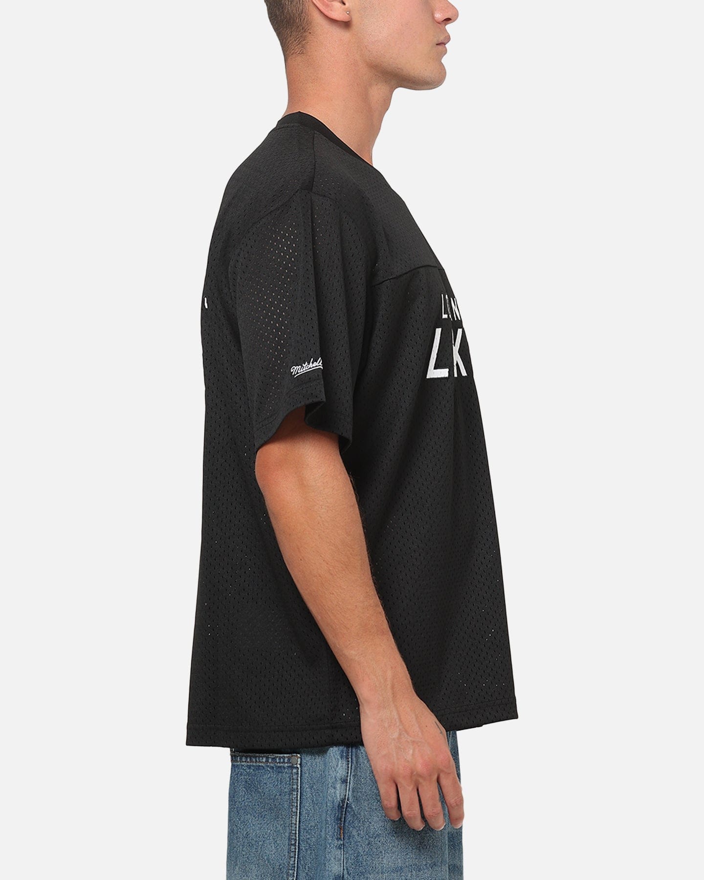 Mitchell & NESS Los Angeles Lakers Basketball Mesh T - Shirt Black