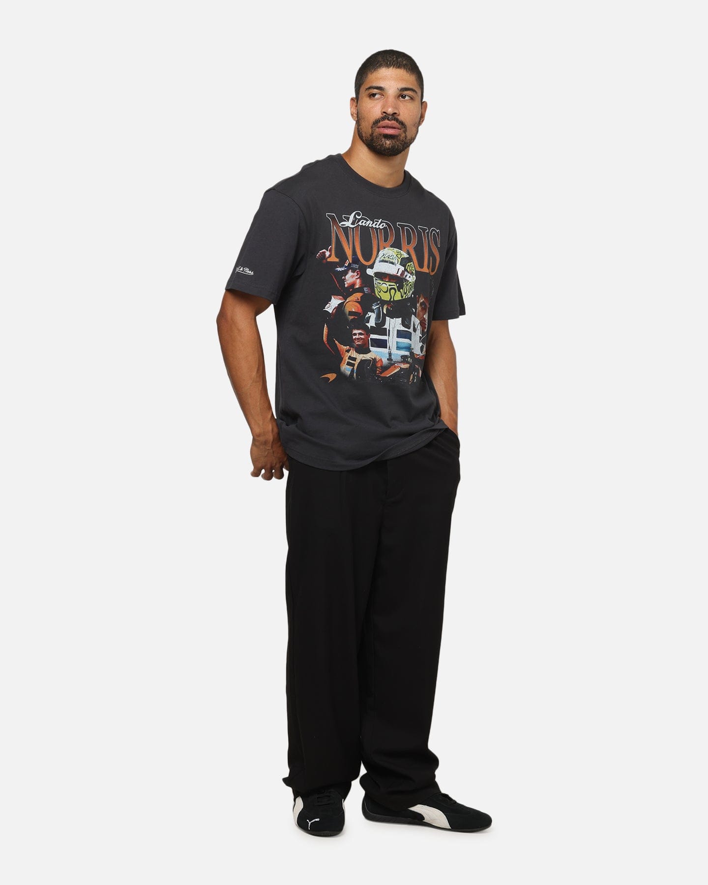 Mitchell & NESS x Mclaren F1 Team Bootleg Lando Norris T - Shirt Washed Black