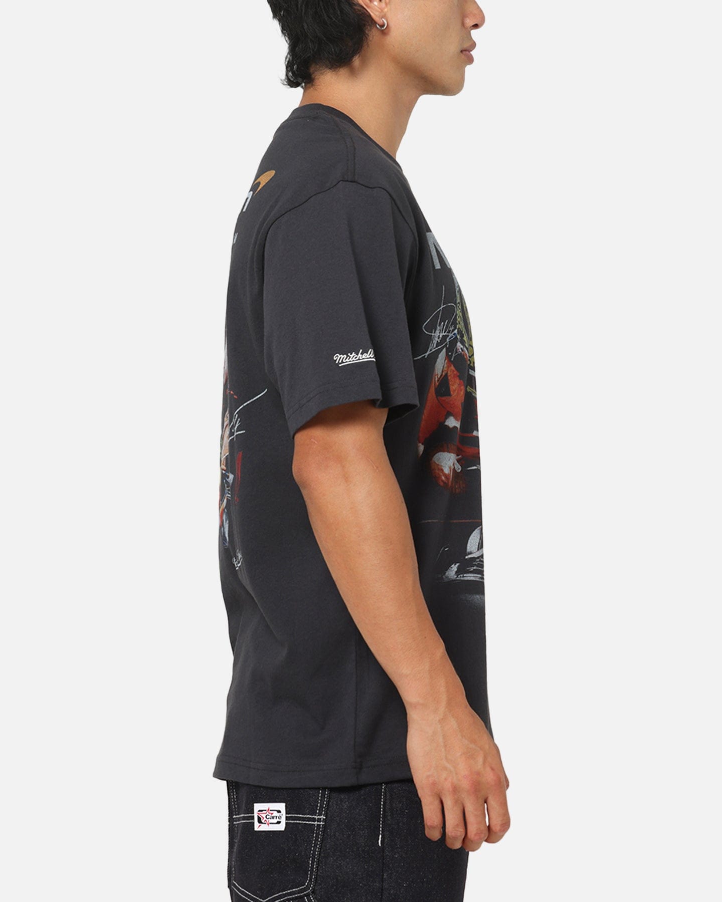 Mitchell & NESS x Mclaren Lando Norris Signature T - Shirt Washed Black