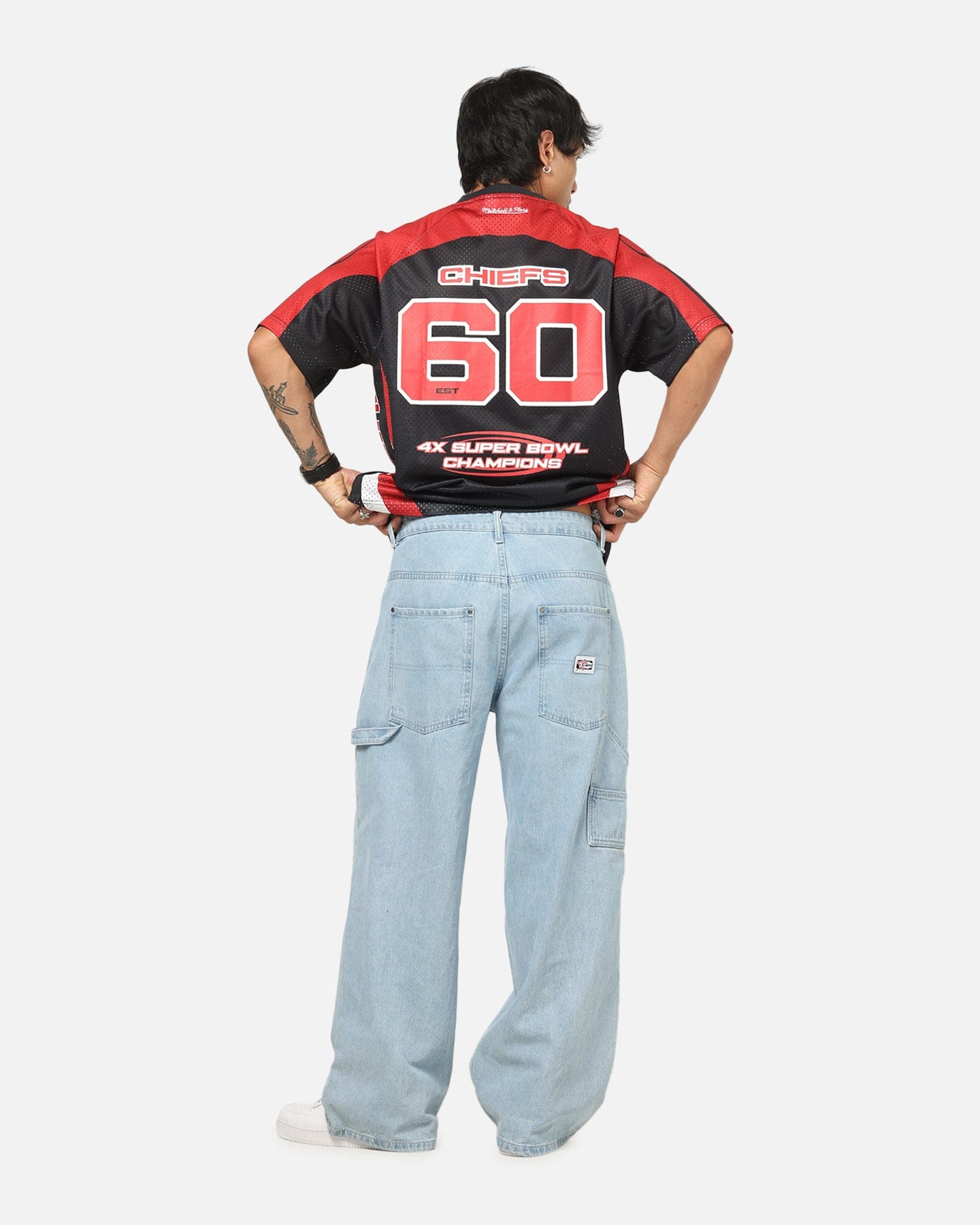 Mitchell & NESS Kansas City Chiefs Warehouse Rave Jersey Black/Red/White