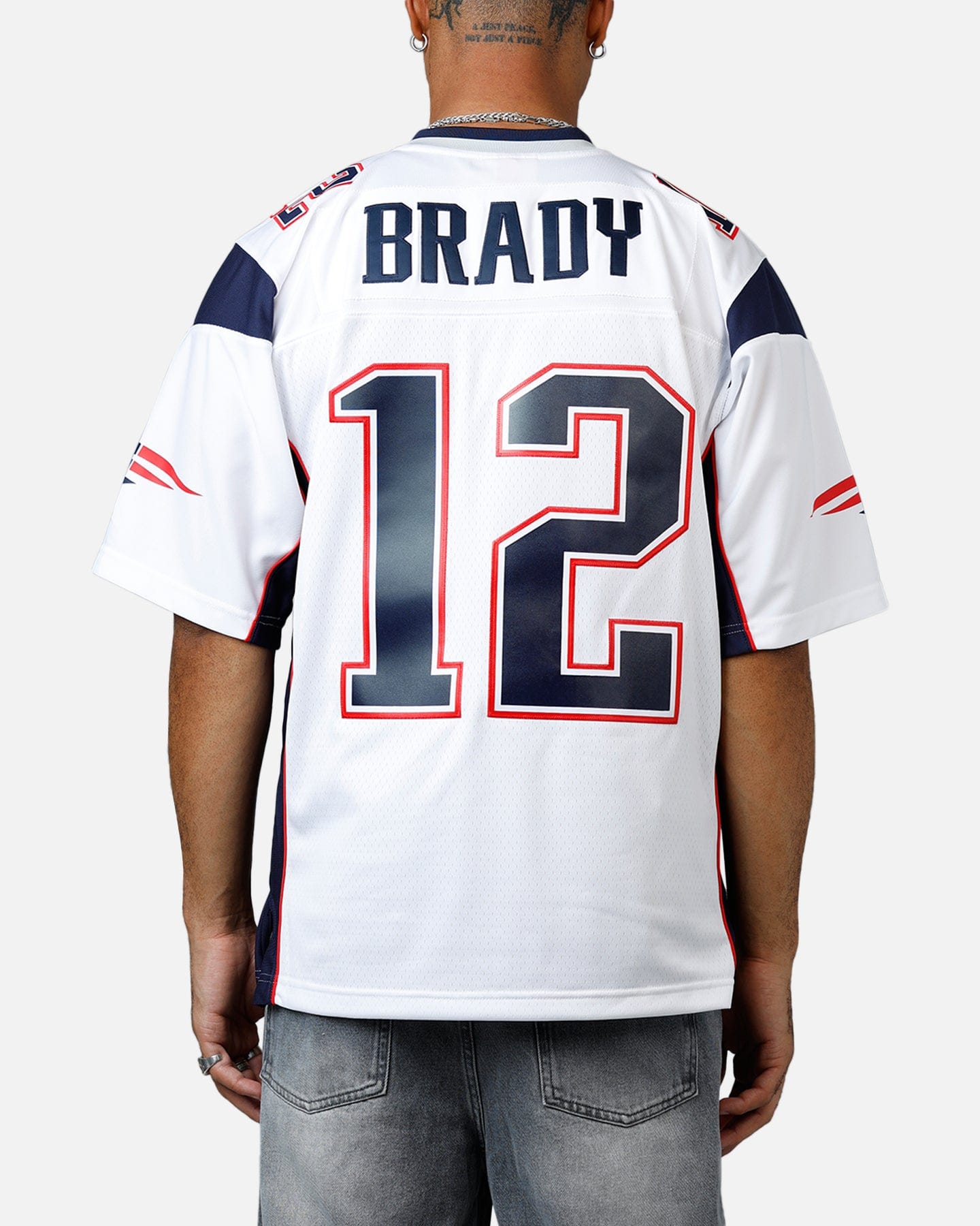 Mitchell & NESS New England Patriots Tom Brady #12 2000 Road Jersey White