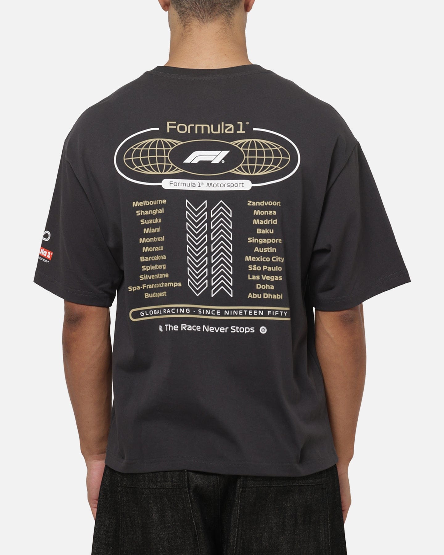 Mitchell & NESS Formula 1 Motorsport Box T - Shirt Washed Black