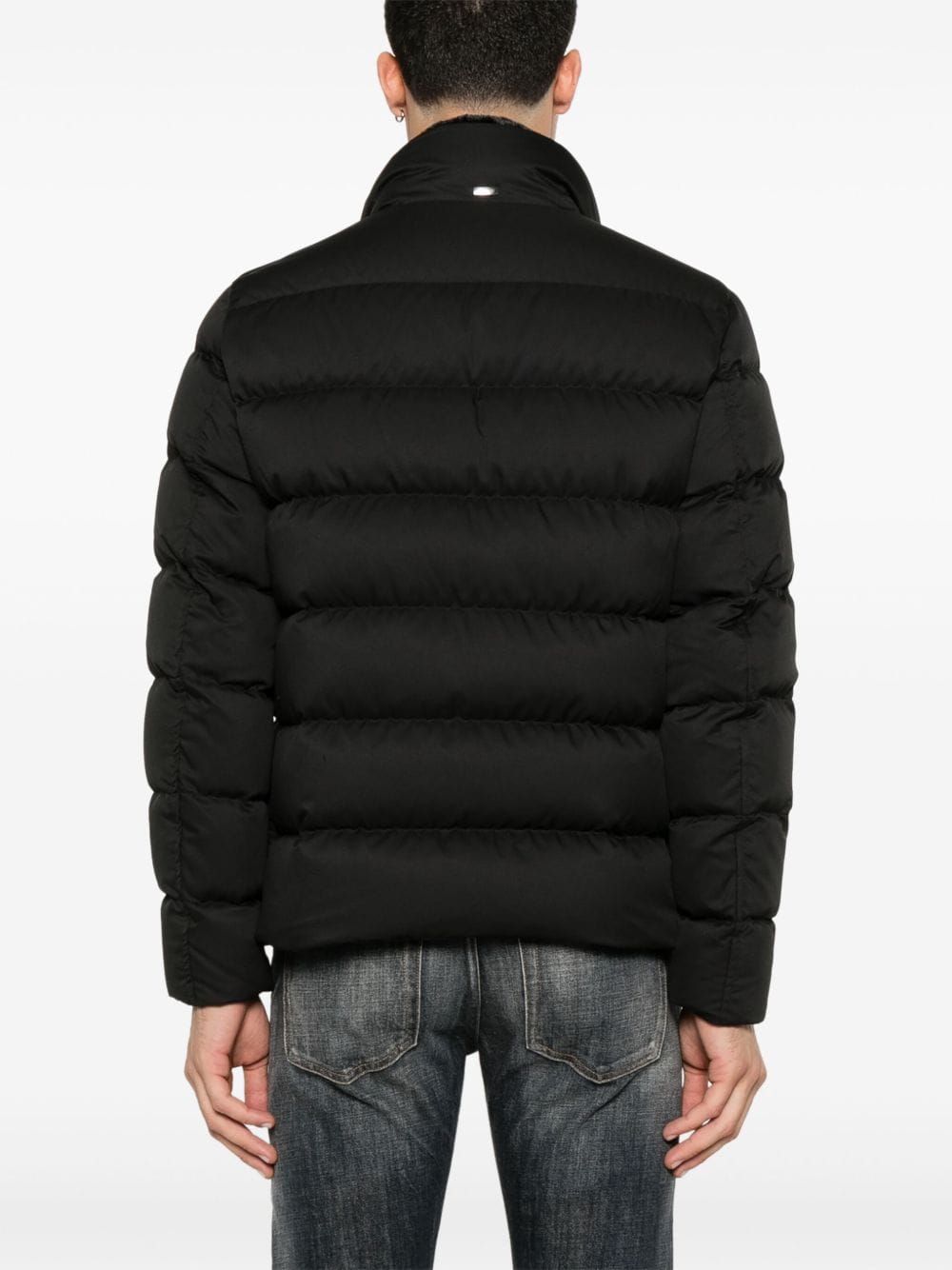 HERNO Goose Down Padded Down Jacket — Black