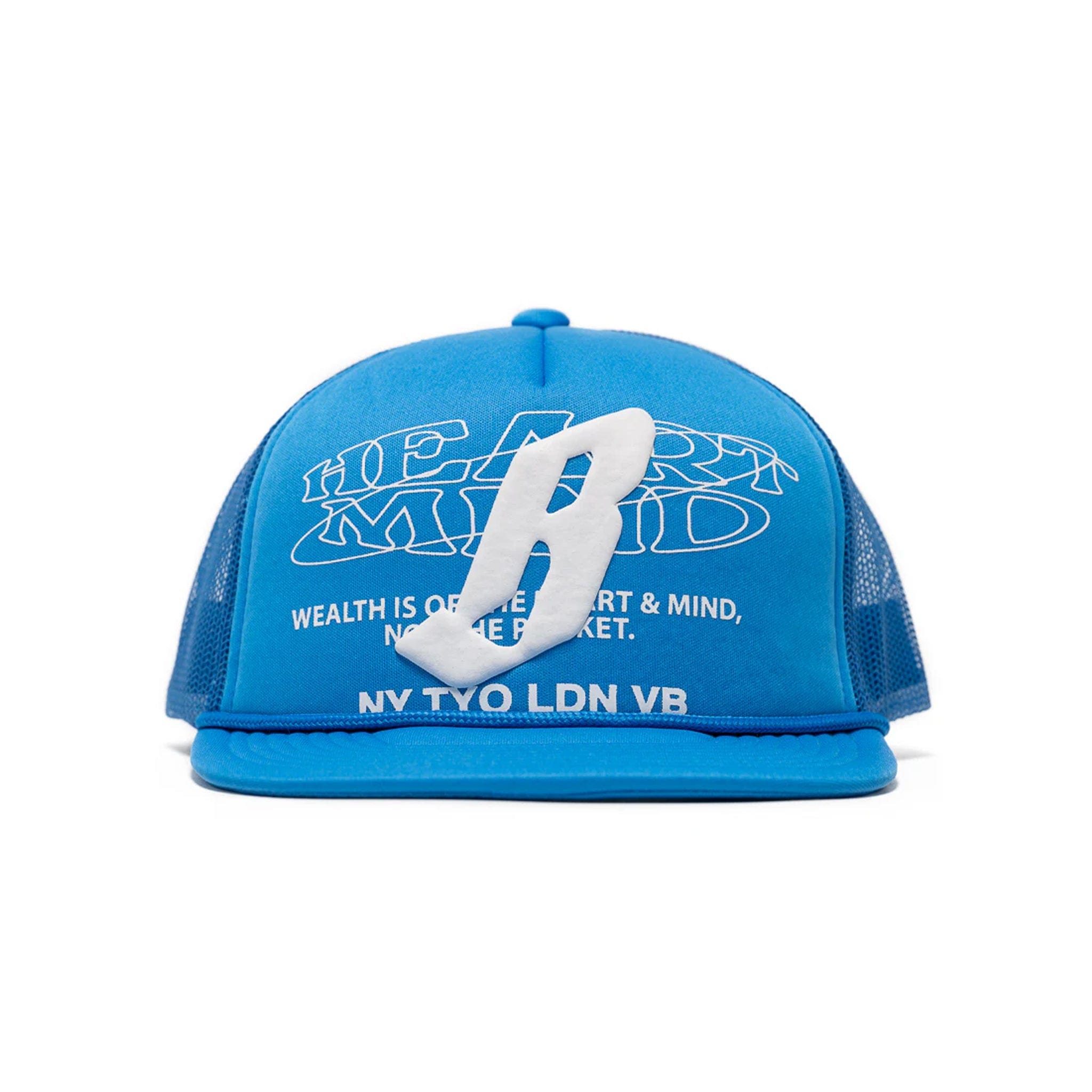 Billionaire Boys Club BB Flying B Trucker Hat (Brilliant Blue)