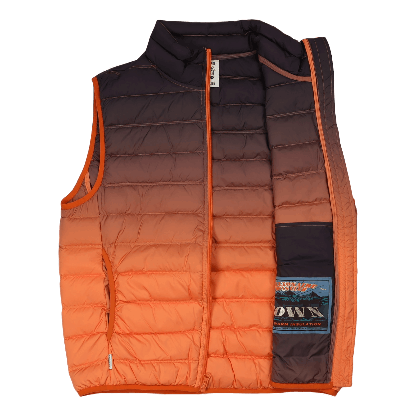 Billionaire Boys Club Gradient Lightweight Down Vest Orange