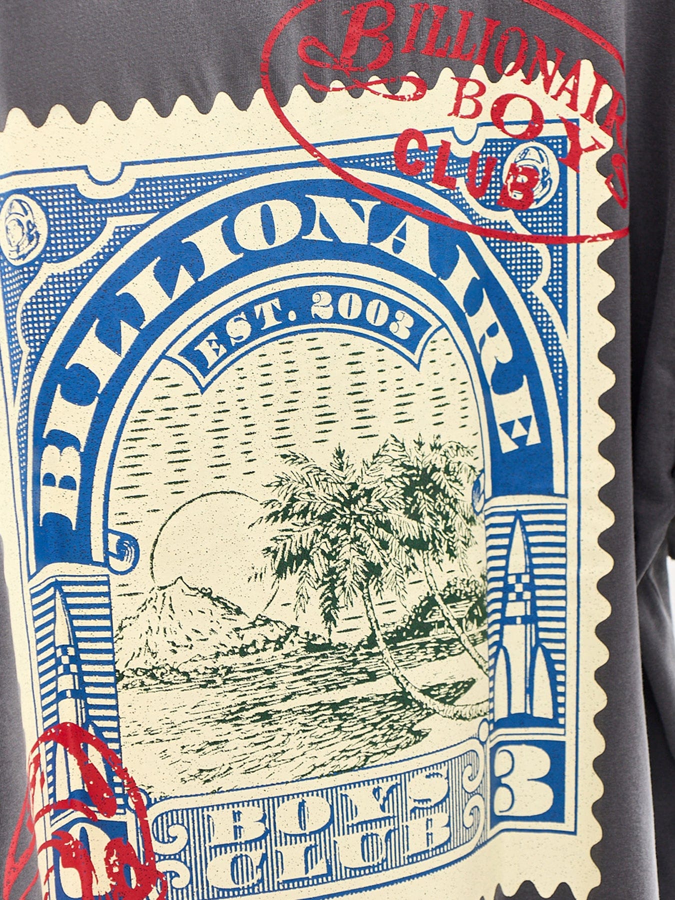Billionaire Boys Club Stamp Graphic T - Shirt Black