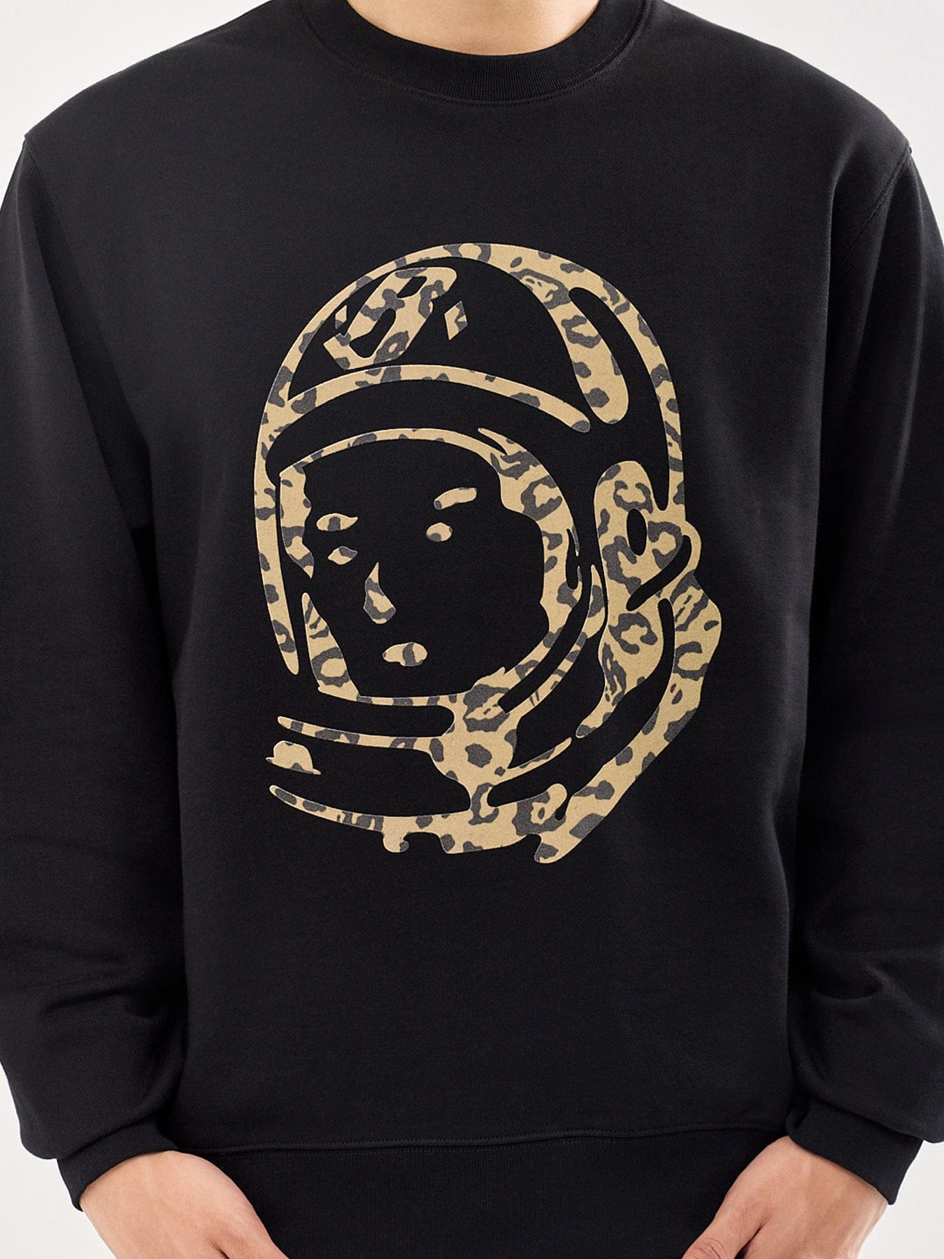 Billionaire Boys Club Leopard Camo Astro Crewneck Sweatshirt Black