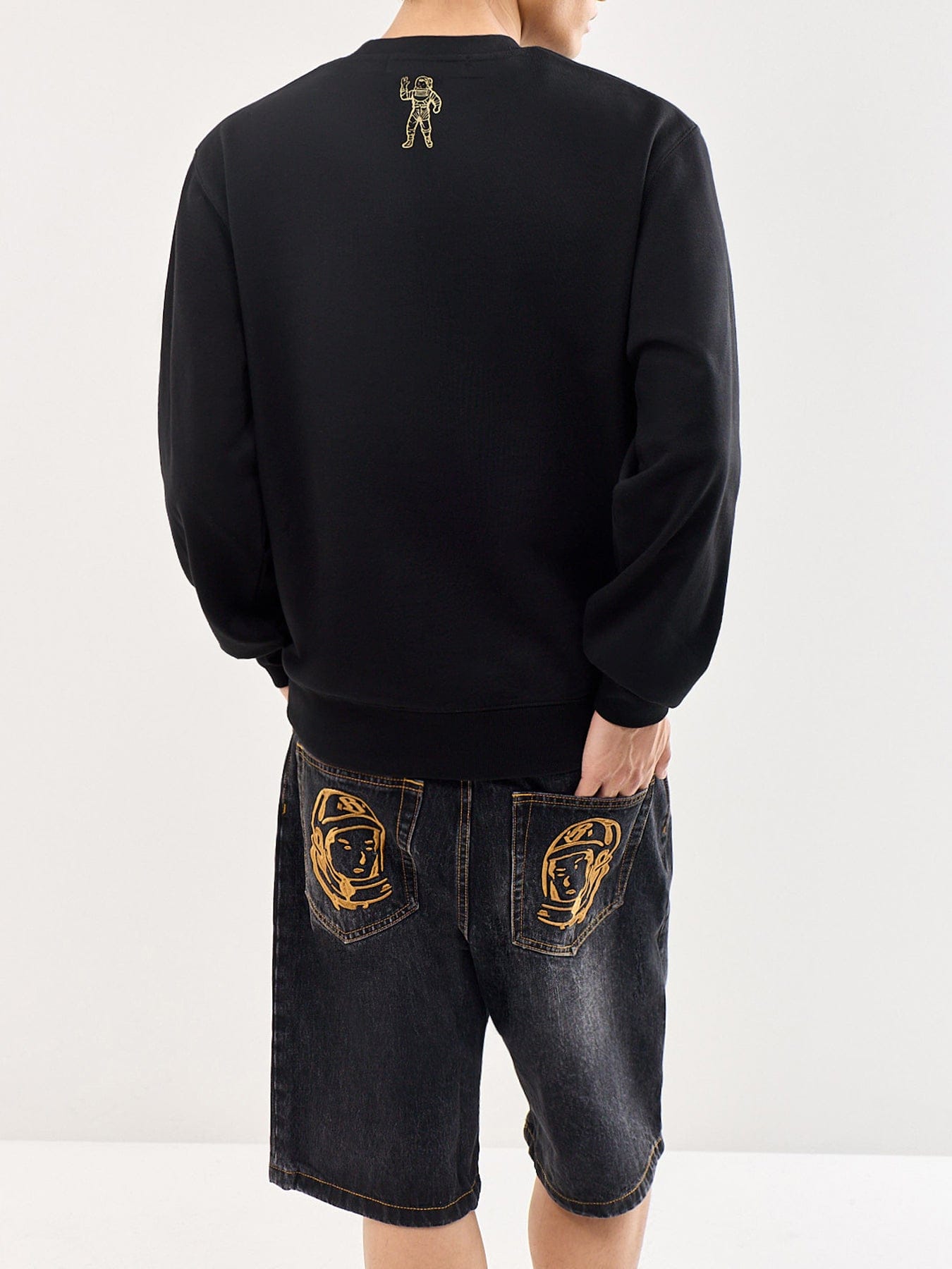Billionaire Boys Club Leopard Camo Astro Crewneck Sweatshirt Black