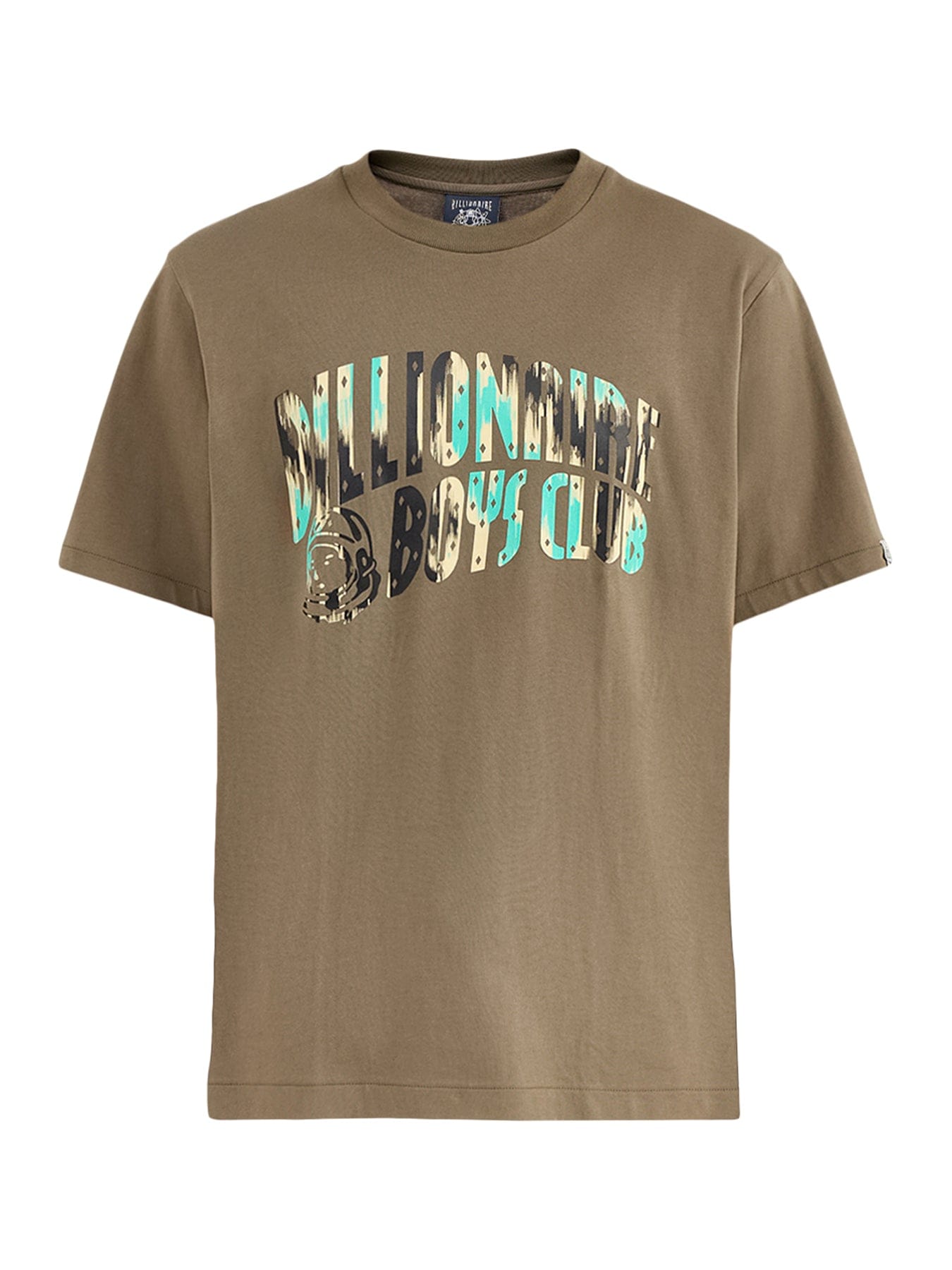 Billionaire Boys Club Leopard Camo Arch Logo T - Shirt Khaki
