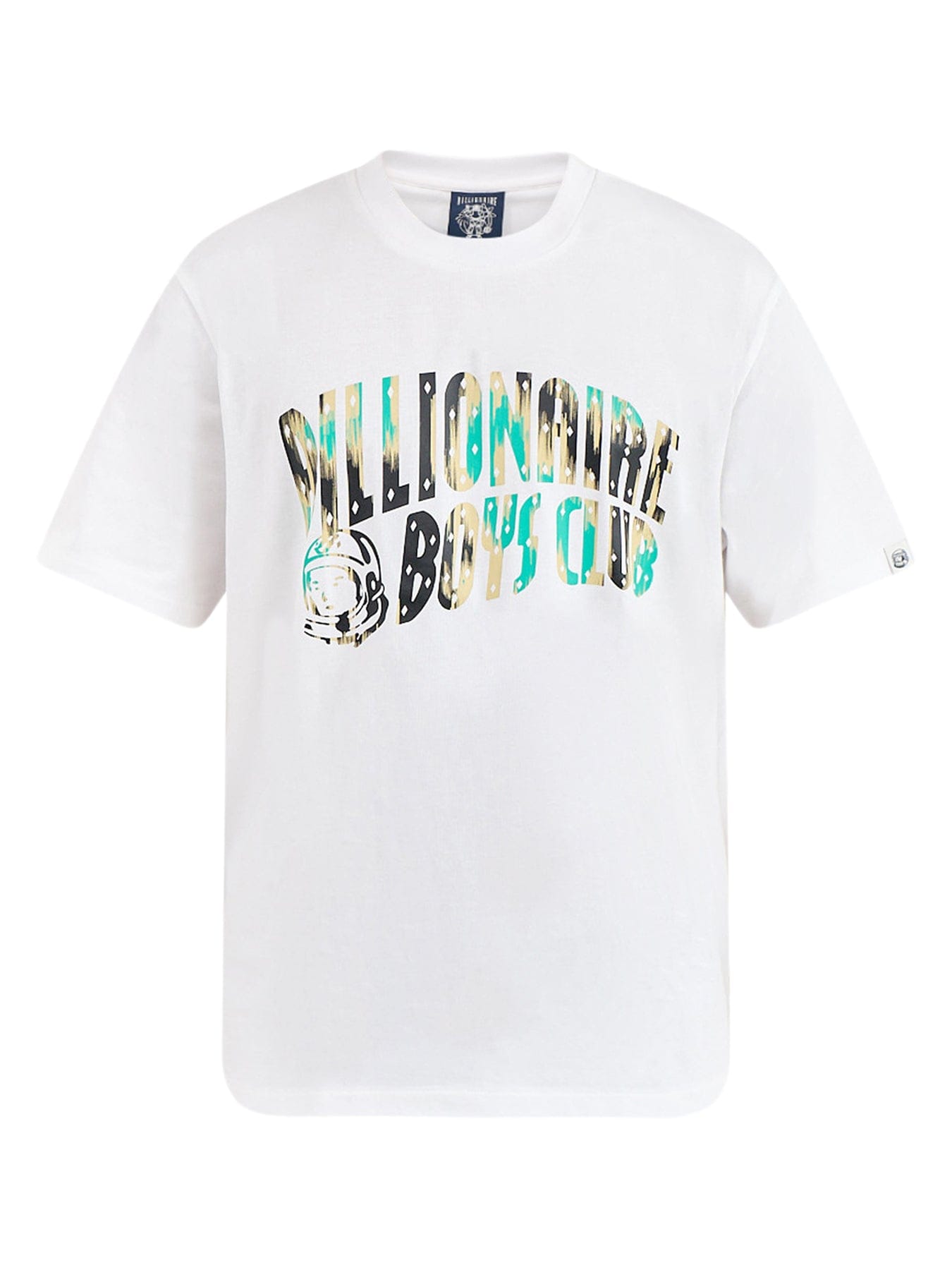 Billionaire Boys Club Leopard Camo Arch Logo T - Shirt White