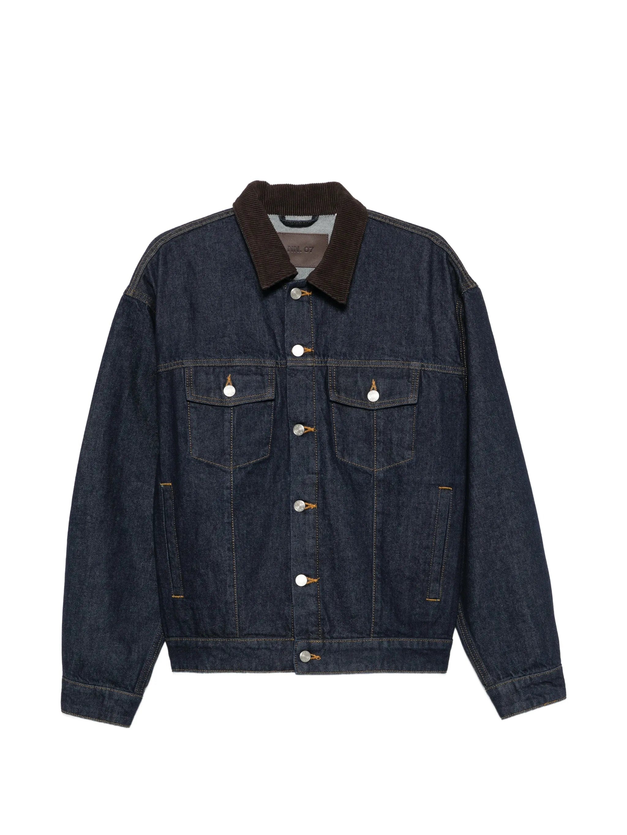 NN07 Roy 1882 corduroy - collar denim jacket