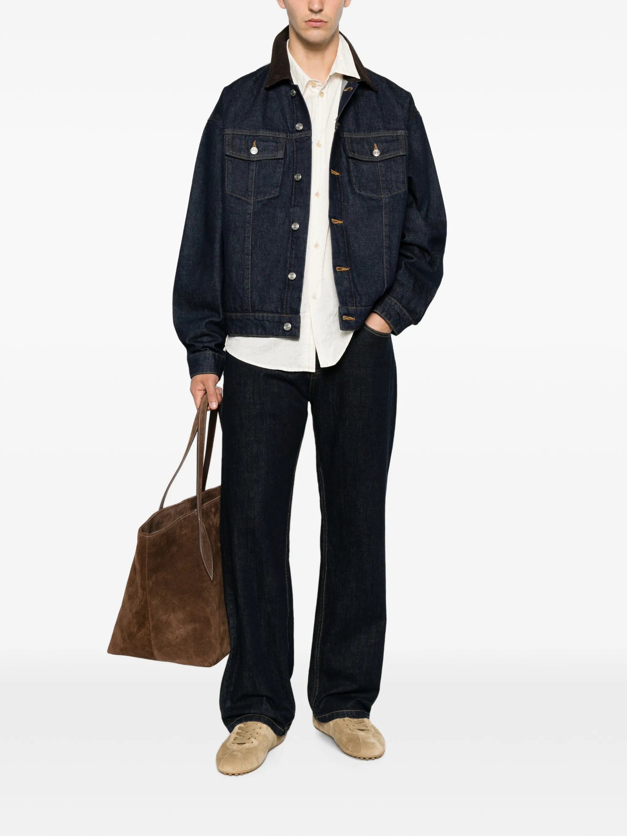 NN07 Roy 1882 corduroy - collar denim jacket
