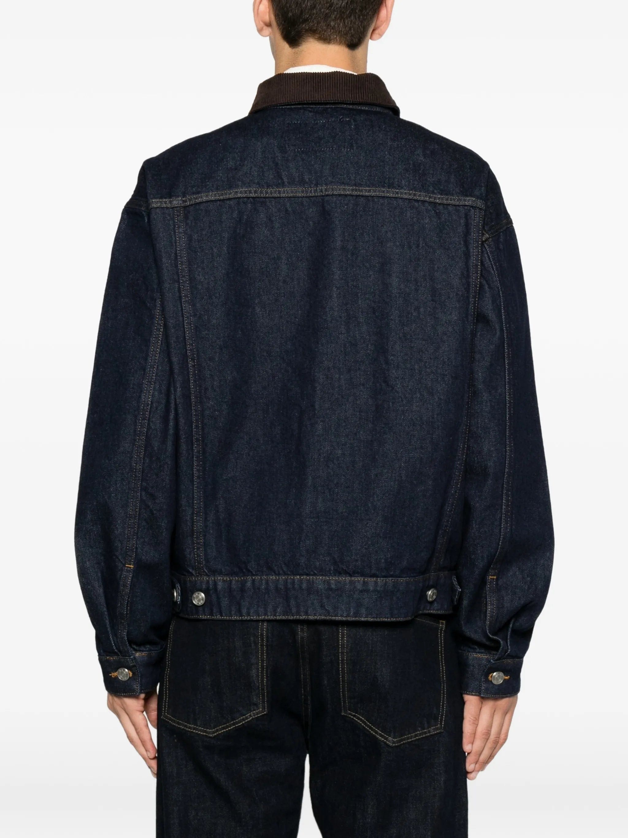NN07 Roy 1882 corduroy - collar denim jacket