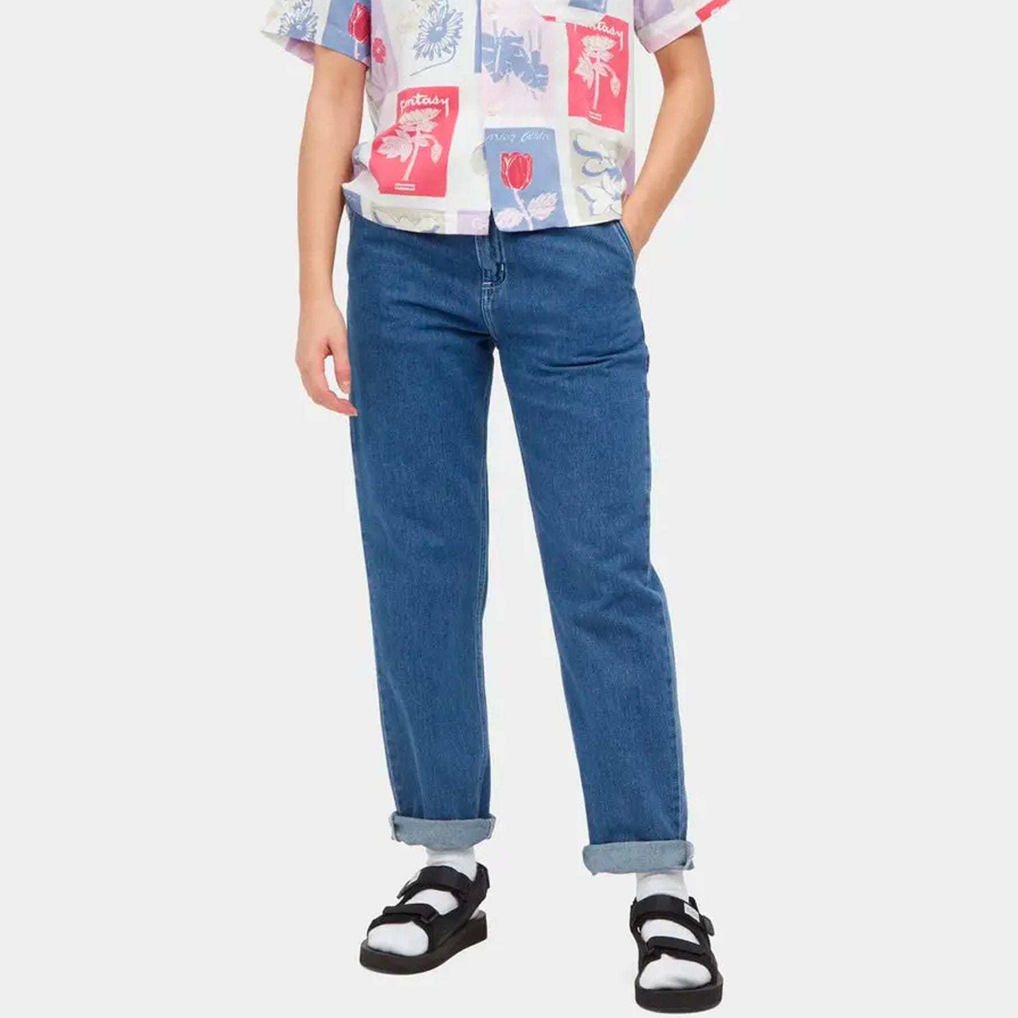 Carhartt WIP Women's Pierce Pant (Stone Washed)