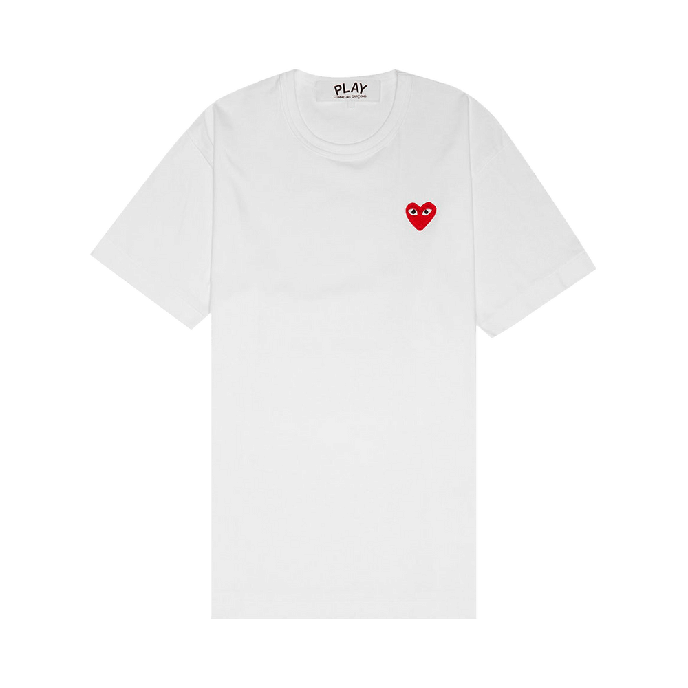 Comme des Garçons PLAY Heart Emblem T-Shirt White