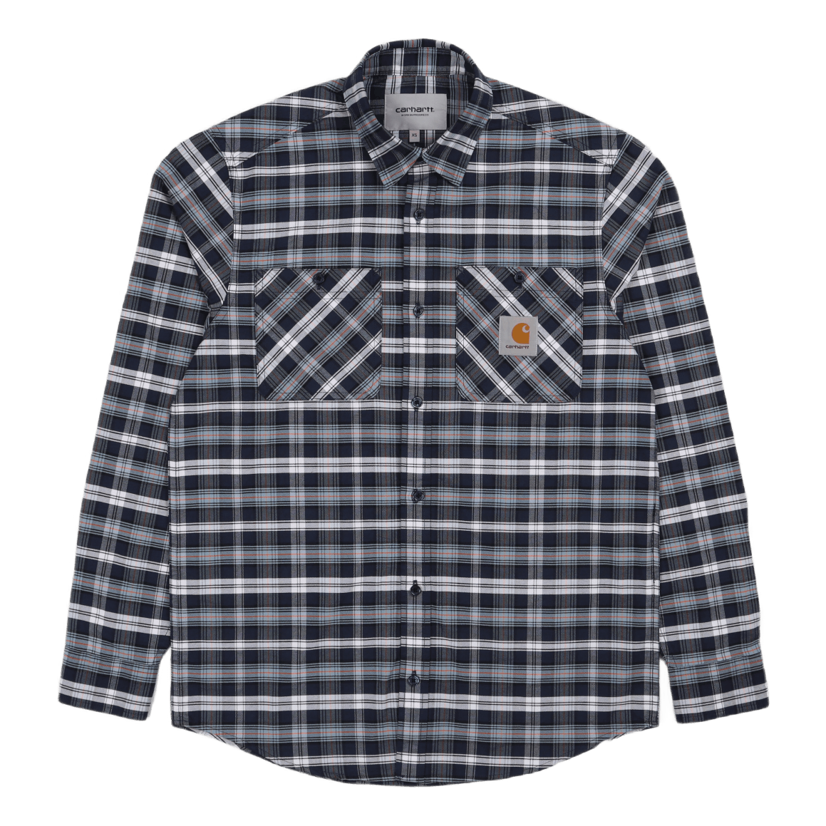 Carhartt WIP L/s Dormer Shirt Dormer Check, Frosted Blue