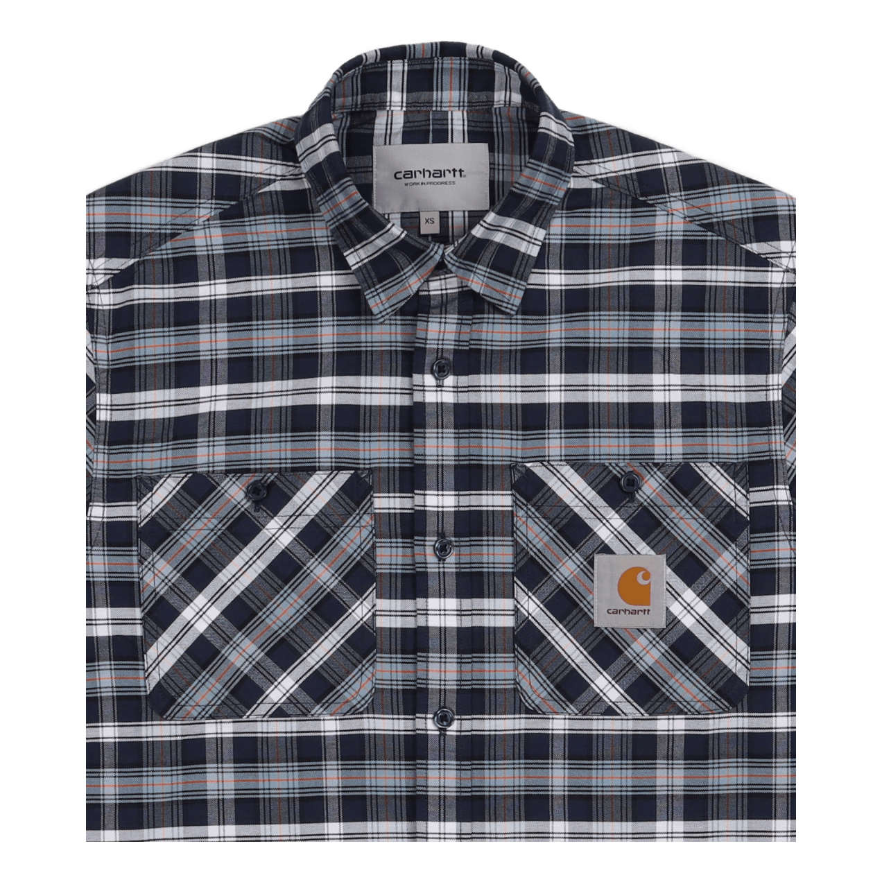 Carhartt WIP L/s Dormer Shirt Dormer Check, Frosted Blue