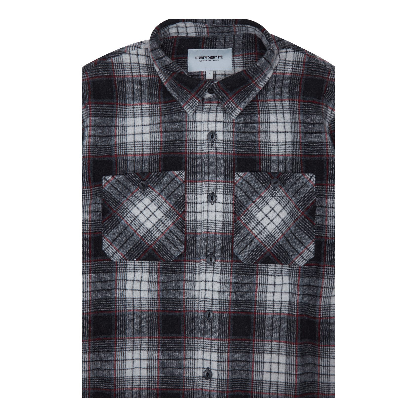 Carhartt WIP L/s Hagen Shirt 55/40/5% Polye Hagen Check, Hammer