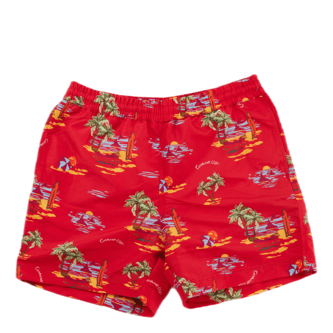 Carhartt WIP Drift Swim Trunk Beach Print, Etna Red / - - -