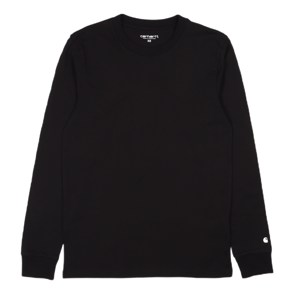Carhartt WIP L/s Base T - shirt Black / White