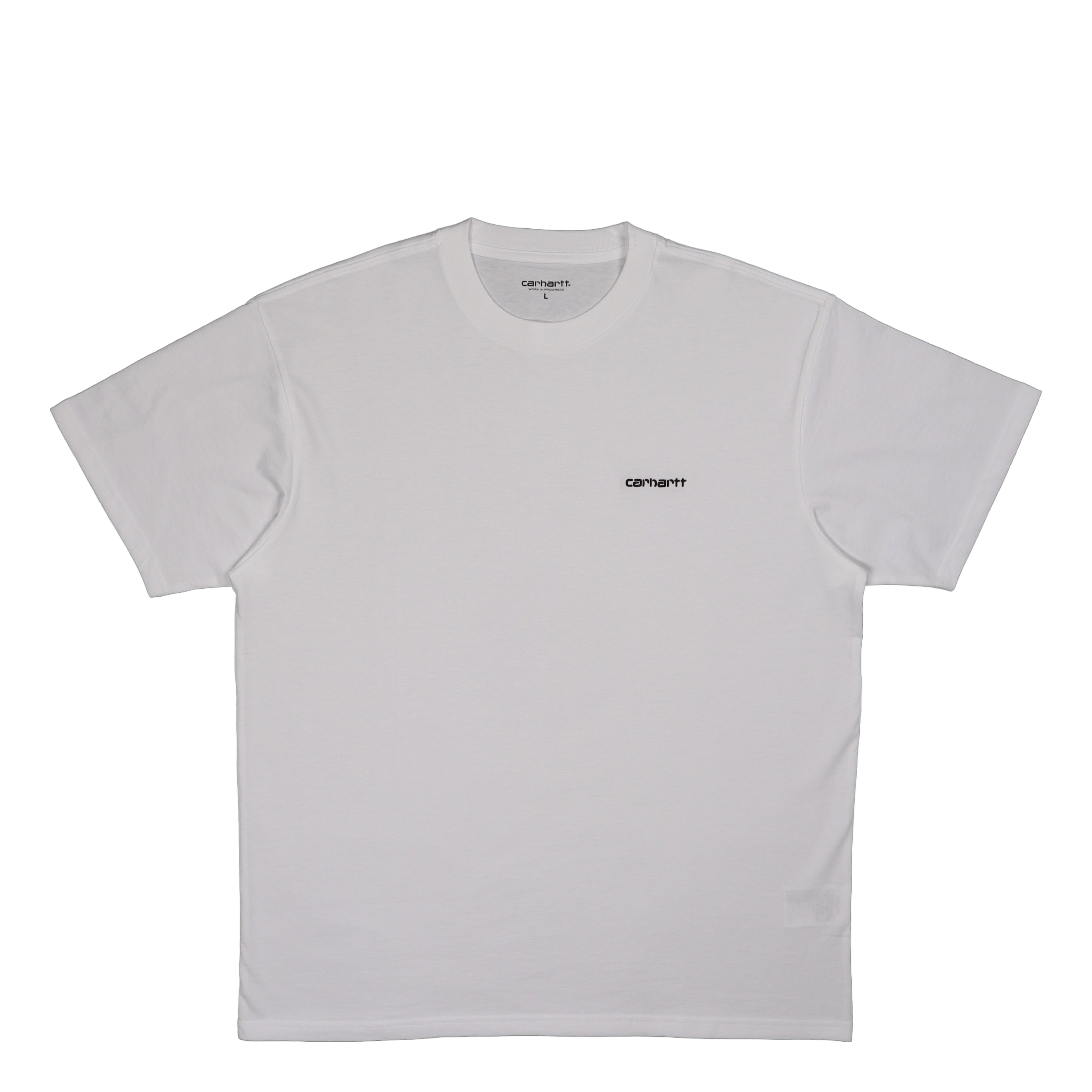 Carhartt WIP S/s Script Embroidery T - shirt White / Black