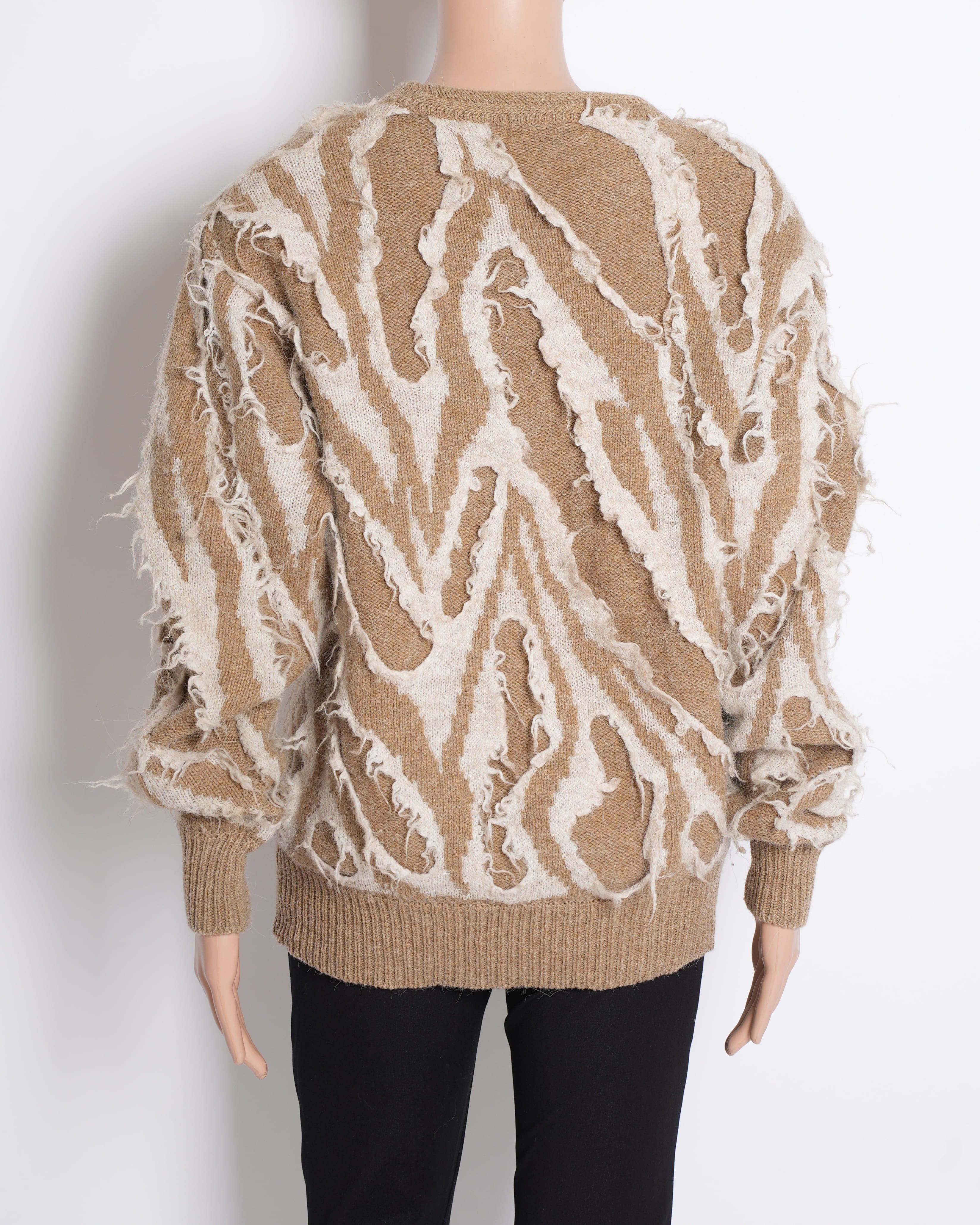 Issey Miyake Jacquard Knit Sweater