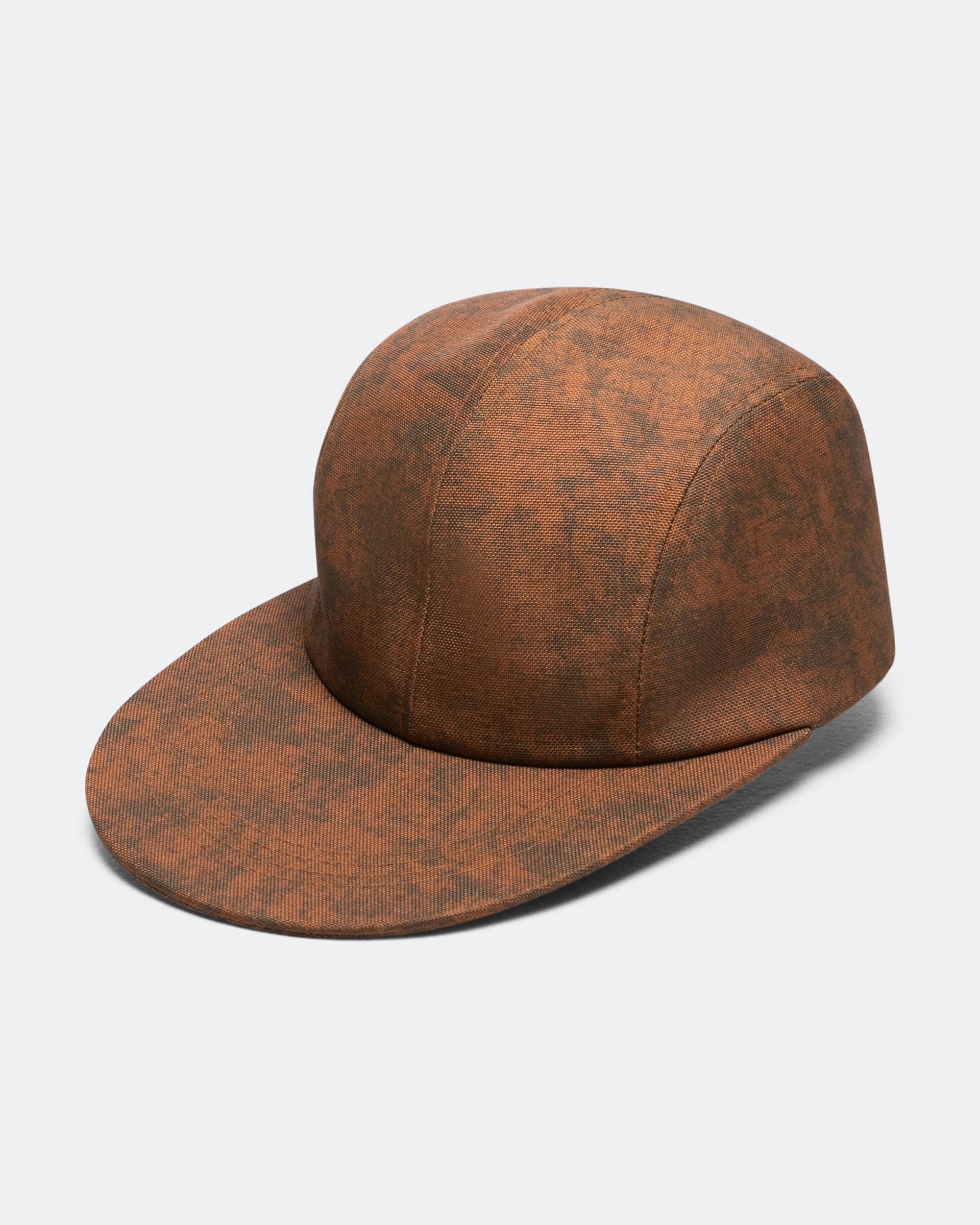 Beams Plus Fishing Cap Nylon Oxford Pigment Print - Brown