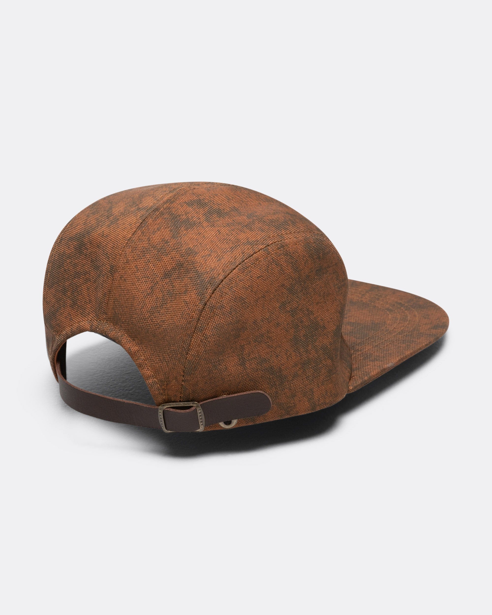 Beams Plus Fishing Cap Nylon Oxford Pigment Print - Brown
