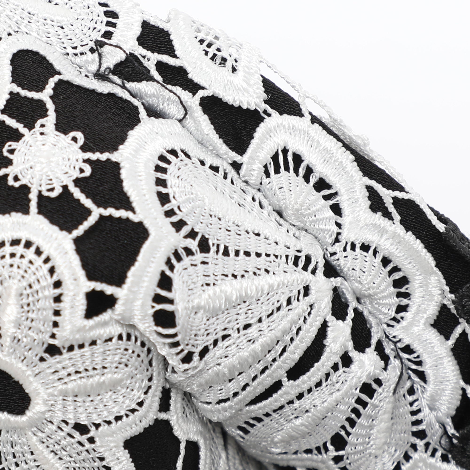 Alice + Olivia Black/white Floral Lace Bomber Jacket