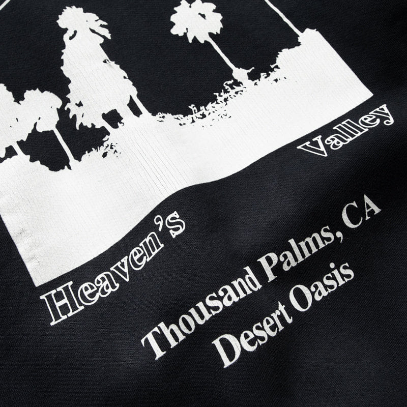 Rhude Thousand Palms Crewneck - Vintage Black/White