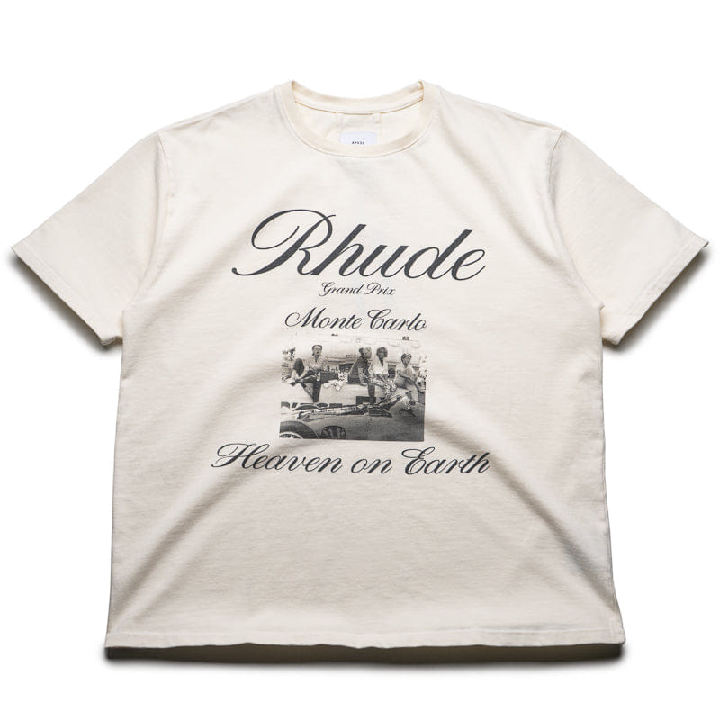 Rhude Heaven On Earth T-Shirt - Vintage White