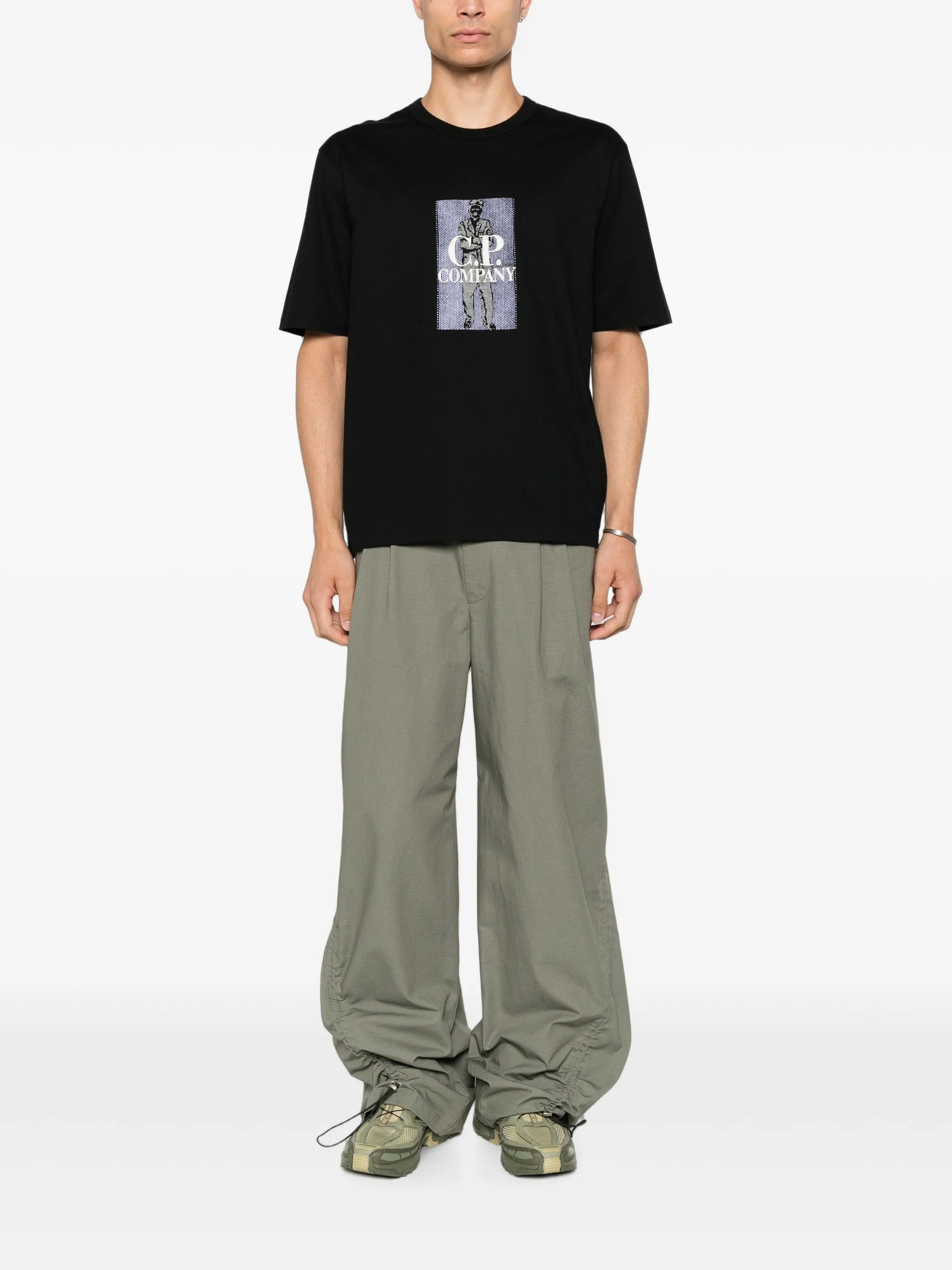 C.P. Company logo - print T - shirt