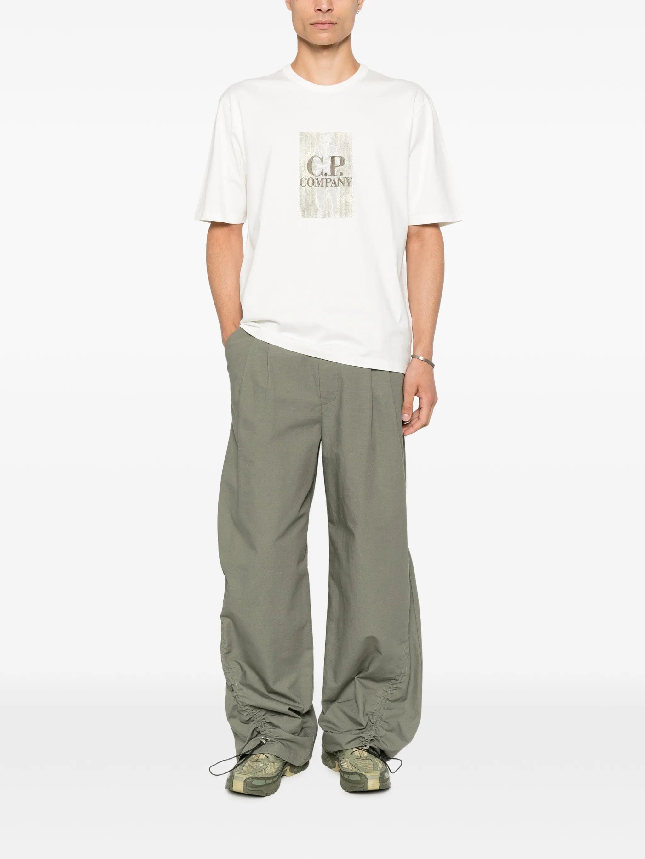 C.P. Company logo - embroidery T - shirt