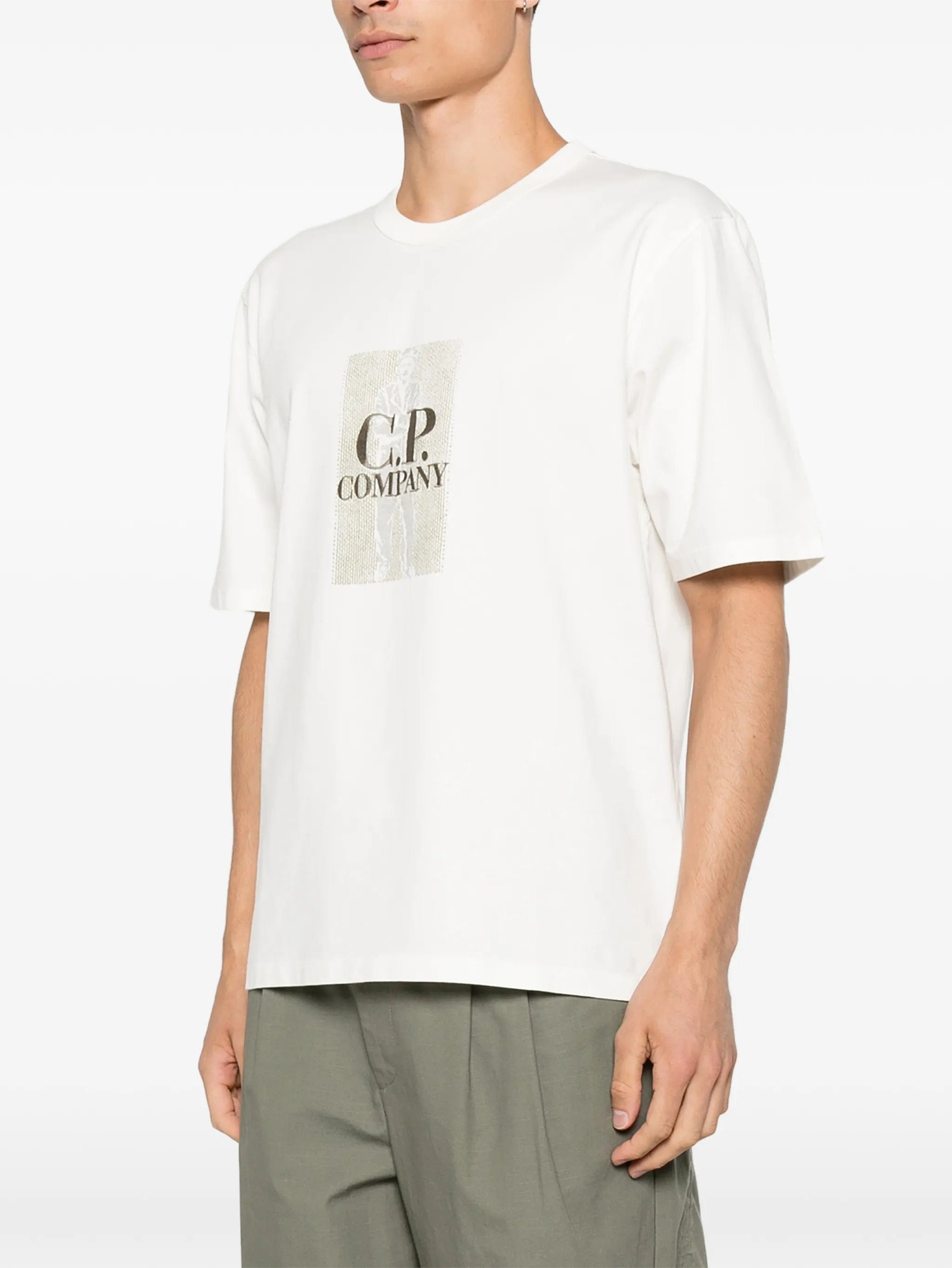 C.P. Company logo - embroidery T - shirt